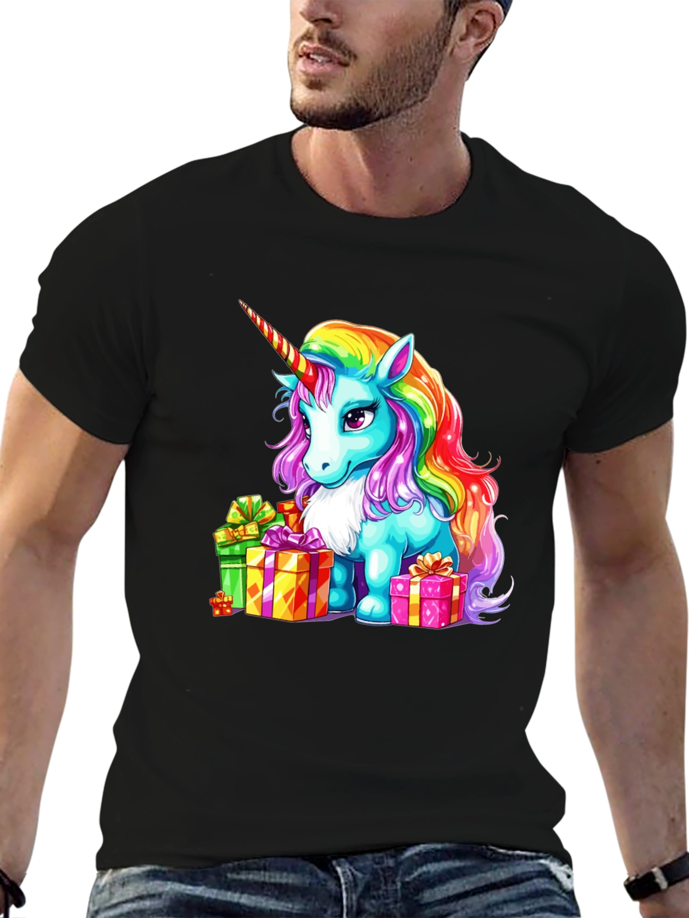 Unicorn Holiday Gift T-Shirt