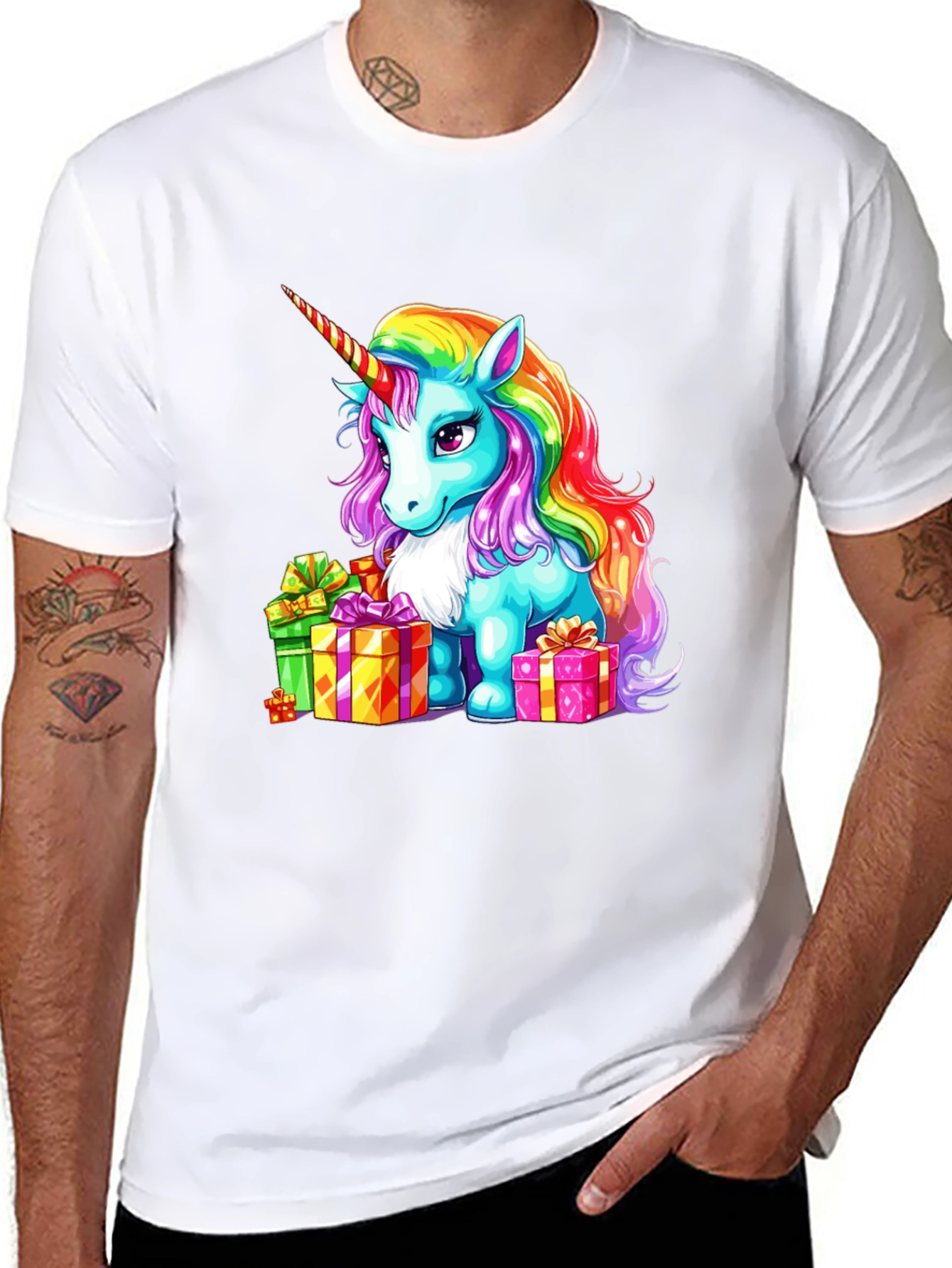 Unicorn Holiday Gift T-Shirt