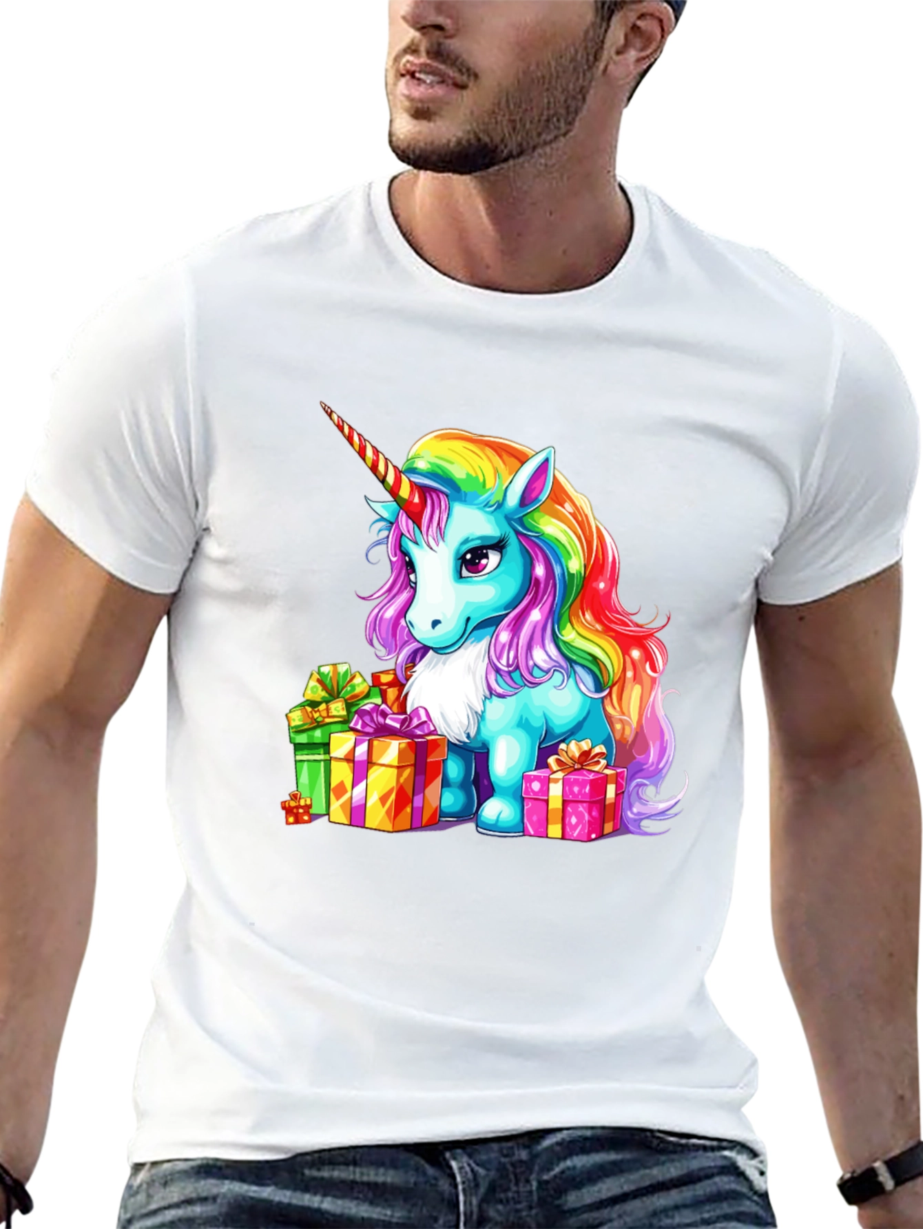 Unicorn Holiday Gift T-Shirt