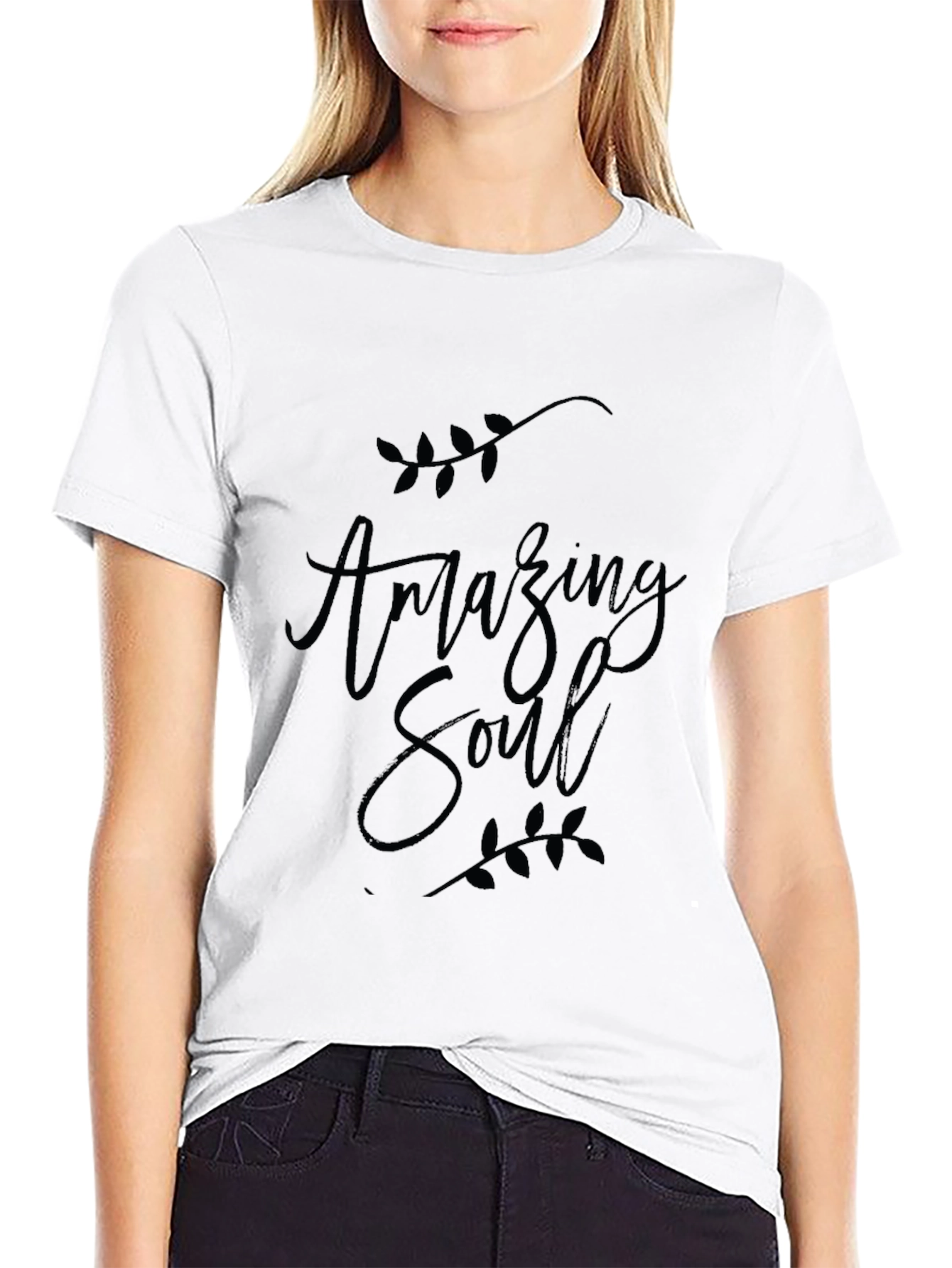 Amazing Soul Black Graphic T-Shirt