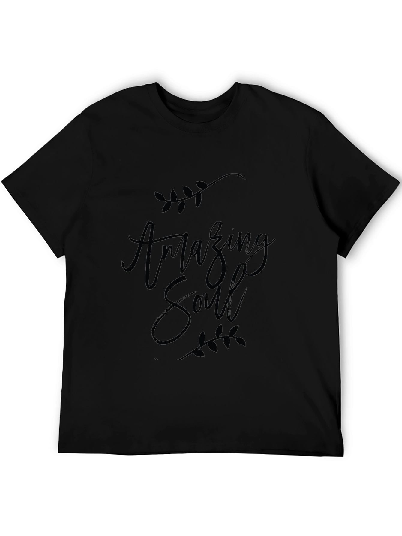 Amazing Soul Black Graphic T-Shirt