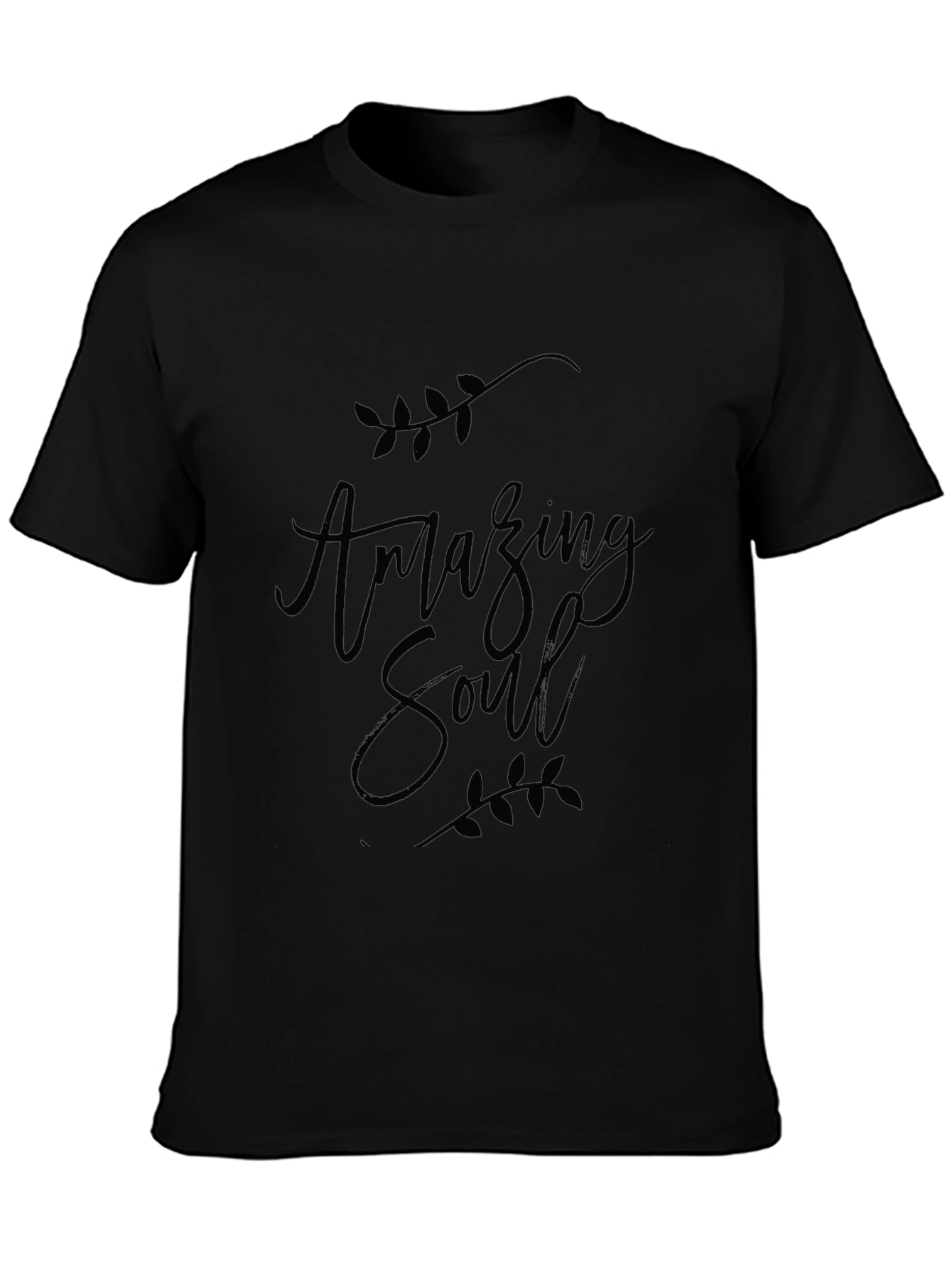 Amazing Soul Black Graphic T-Shirt