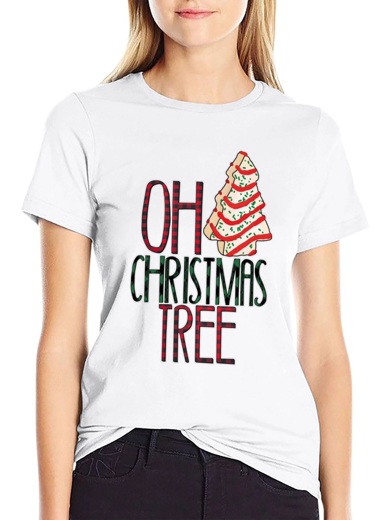 Festive Oh Christmas Tree Graphic Tee