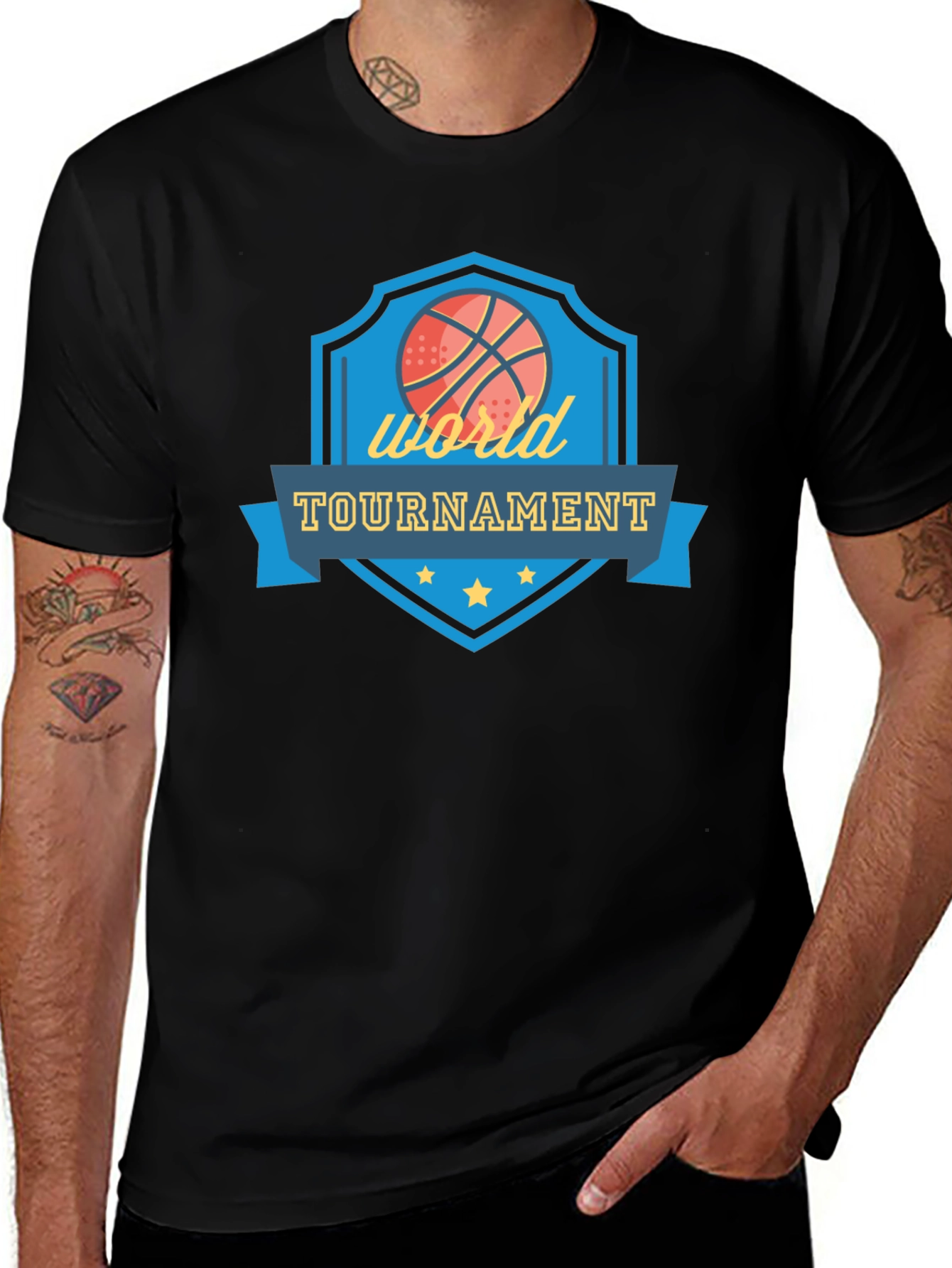 Basketball World Tournament Graphic T-Shirt