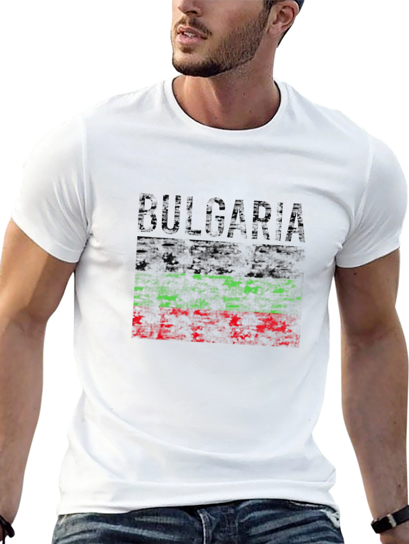 Bulgaria Flag T-Shirt - Distressed Graphic Tee