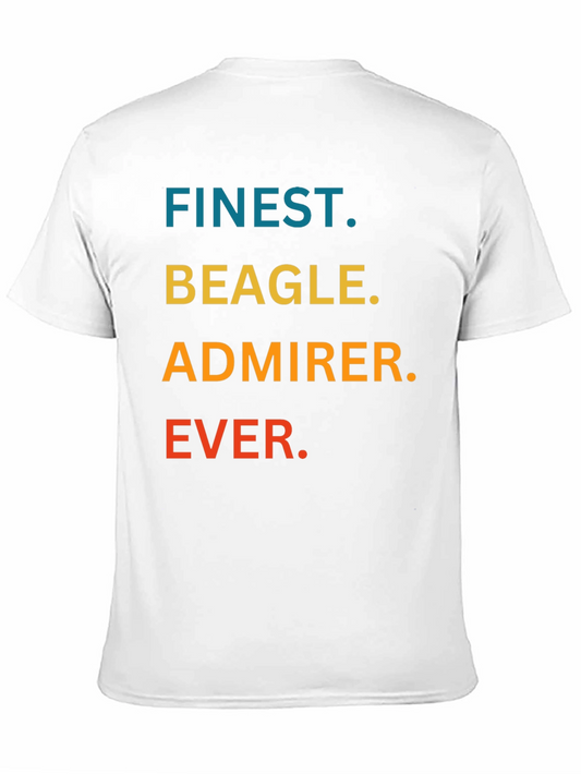 Finest Beagle Admirer Ever Black T-Shirt