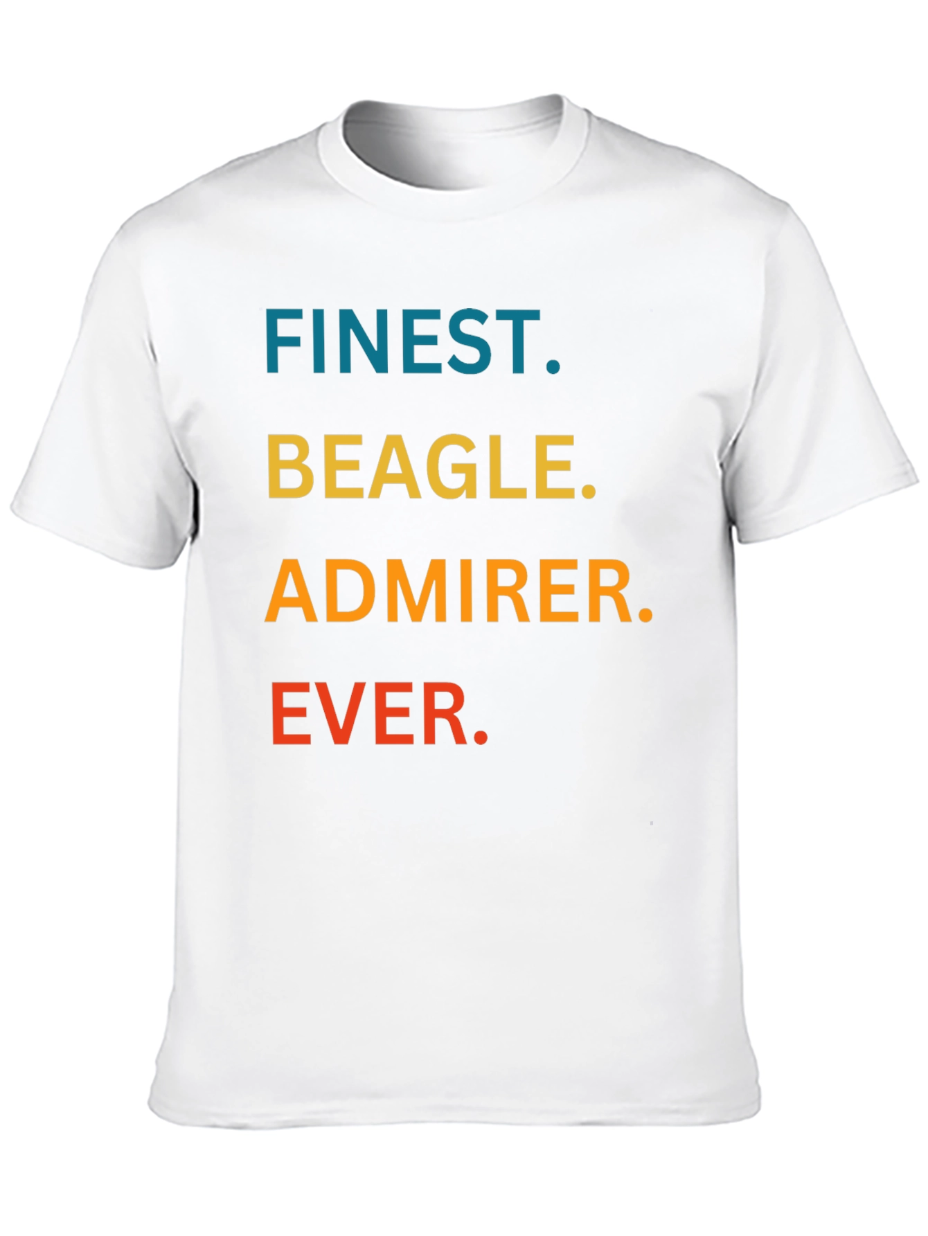 Finest Beagle Admirer Ever Black T-Shirt