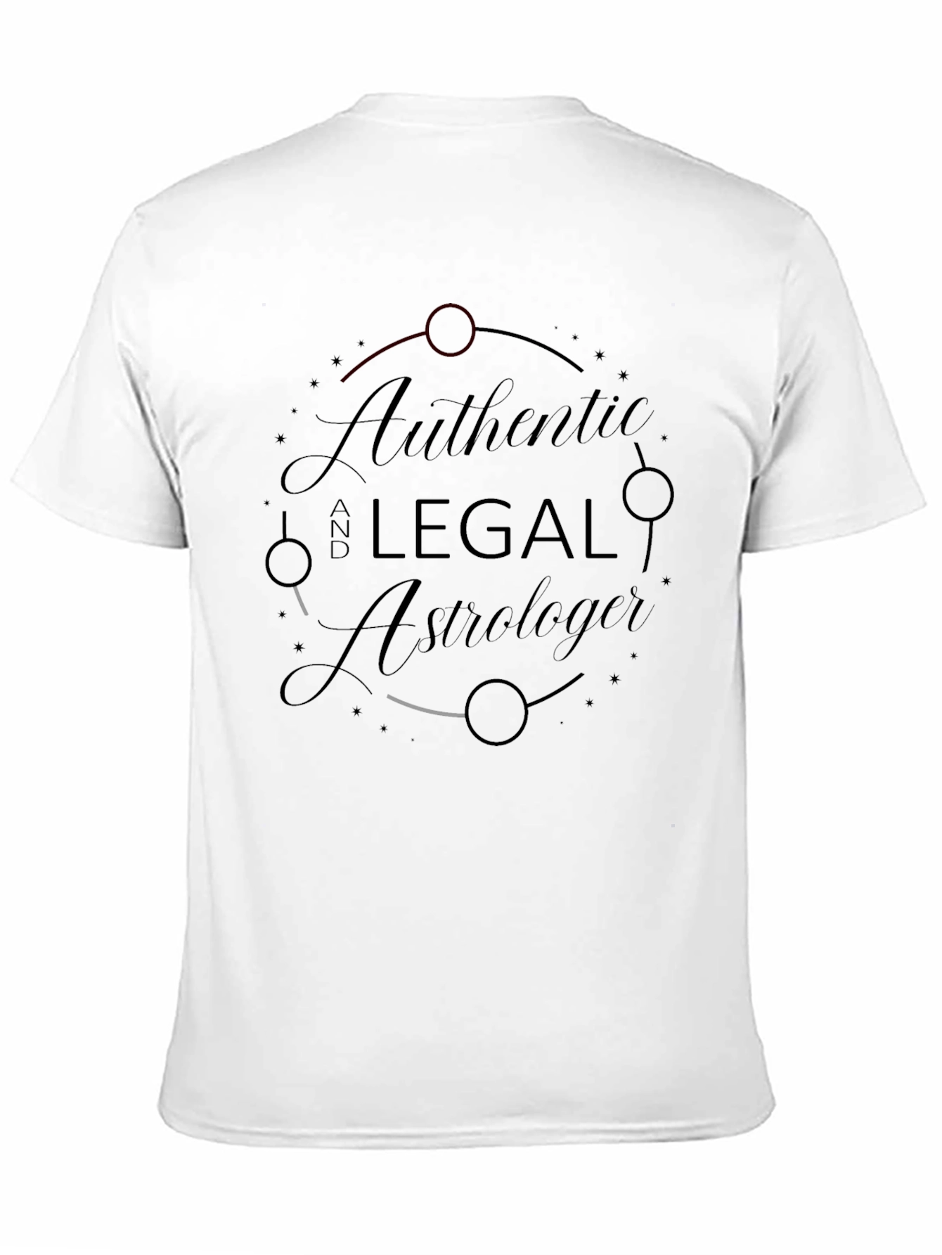 Authentic Legal Astrologer Black T-Shirt