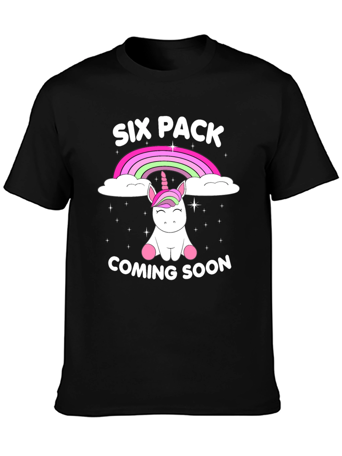 Unicorn Six Pack Coming Soon T-Shirt