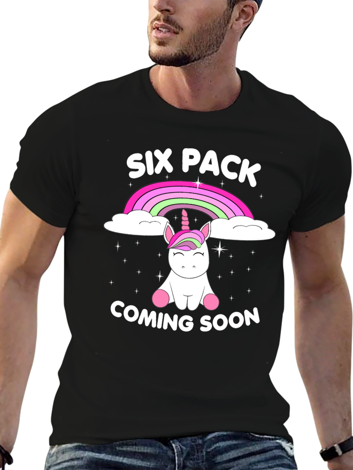 Unicorn Six Pack Coming Soon T-Shirt