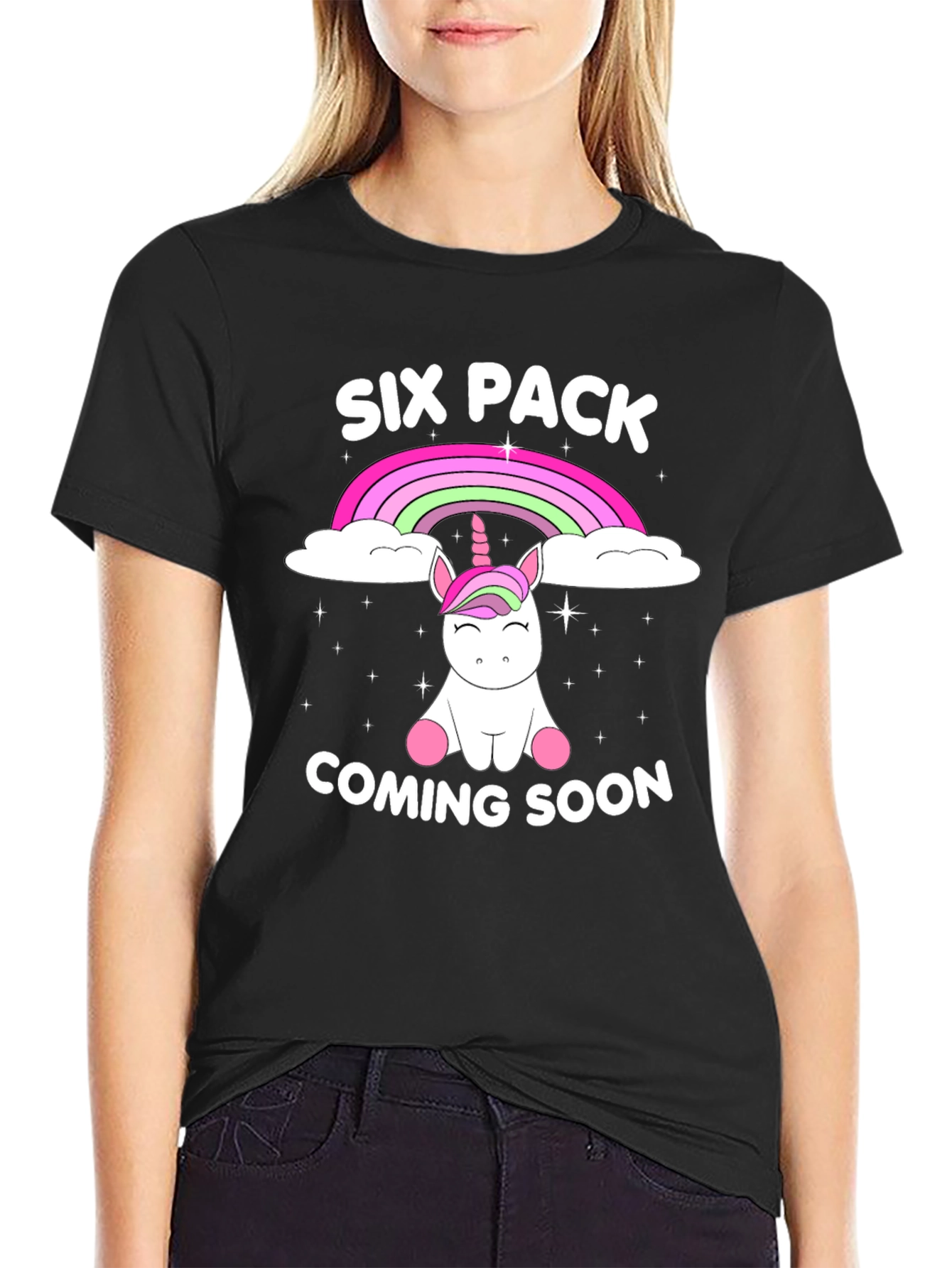 Unicorn Six Pack Coming Soon T-Shirt