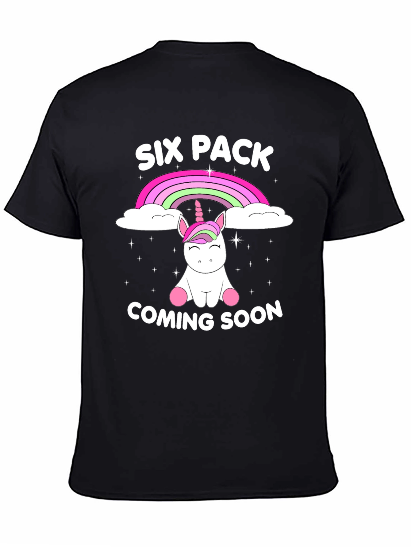 Unicorn Six Pack Coming Soon T-Shirt