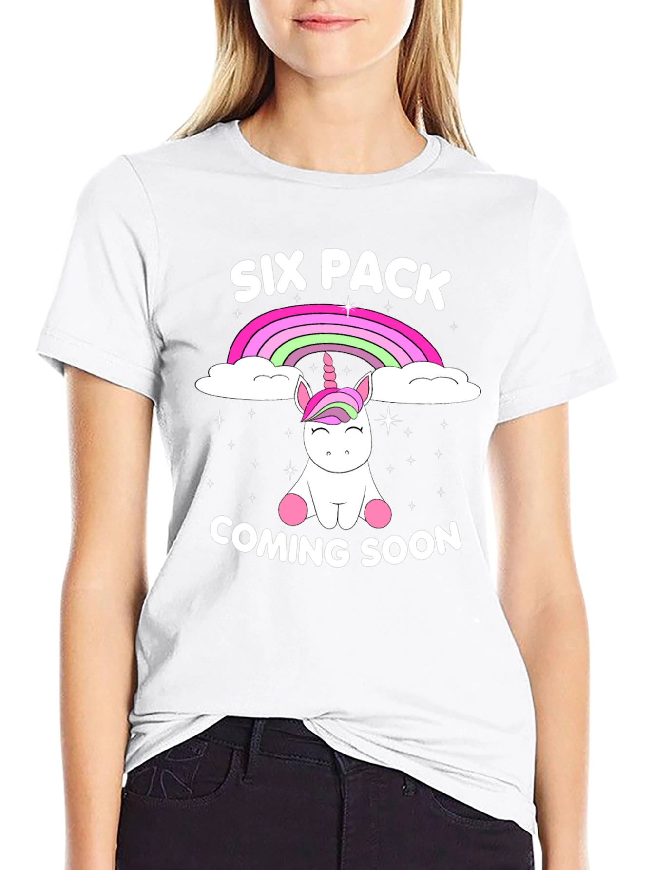 Unicorn Six Pack Coming Soon T-Shirt