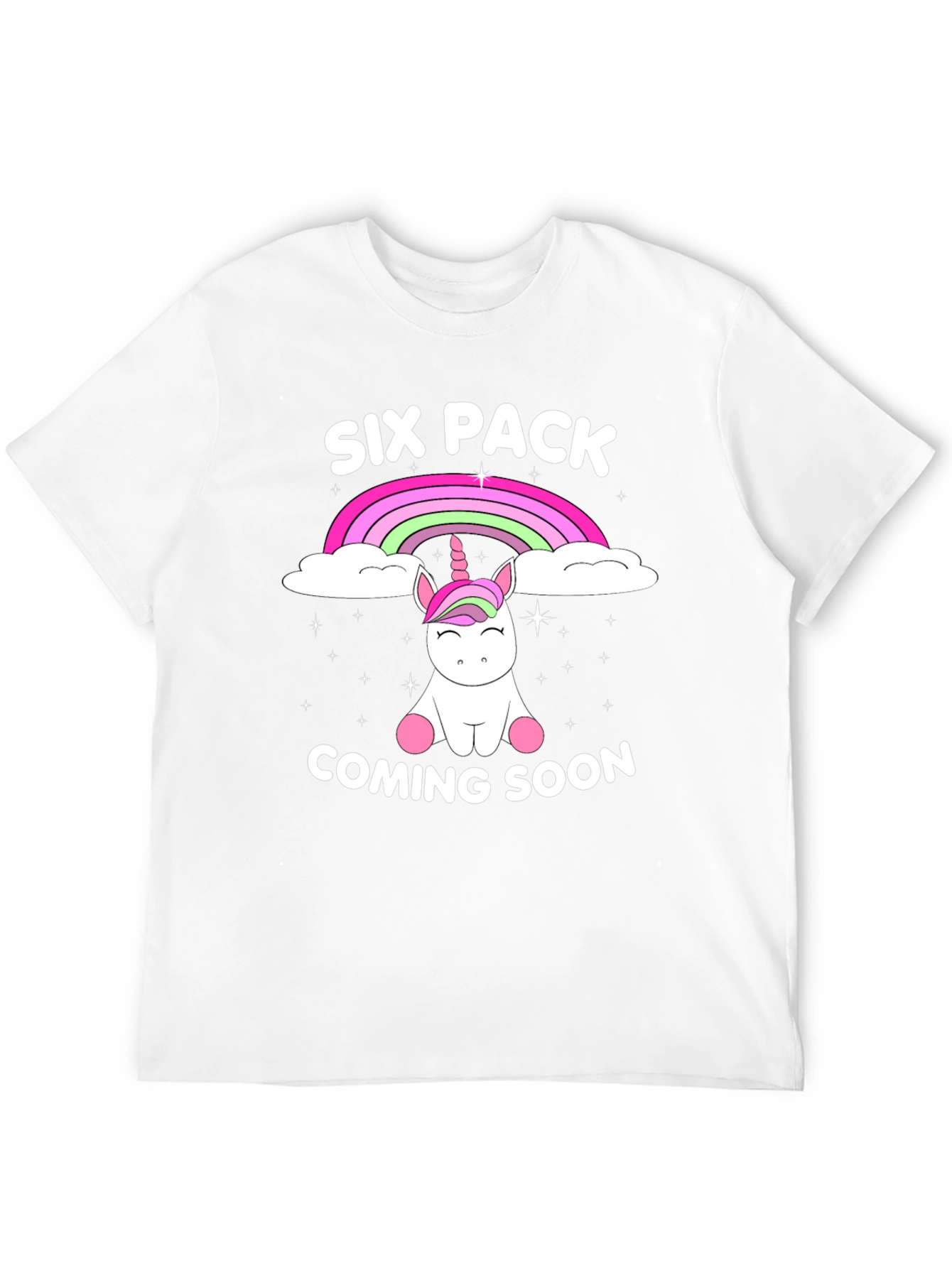 Unicorn Six Pack Coming Soon T-Shirt