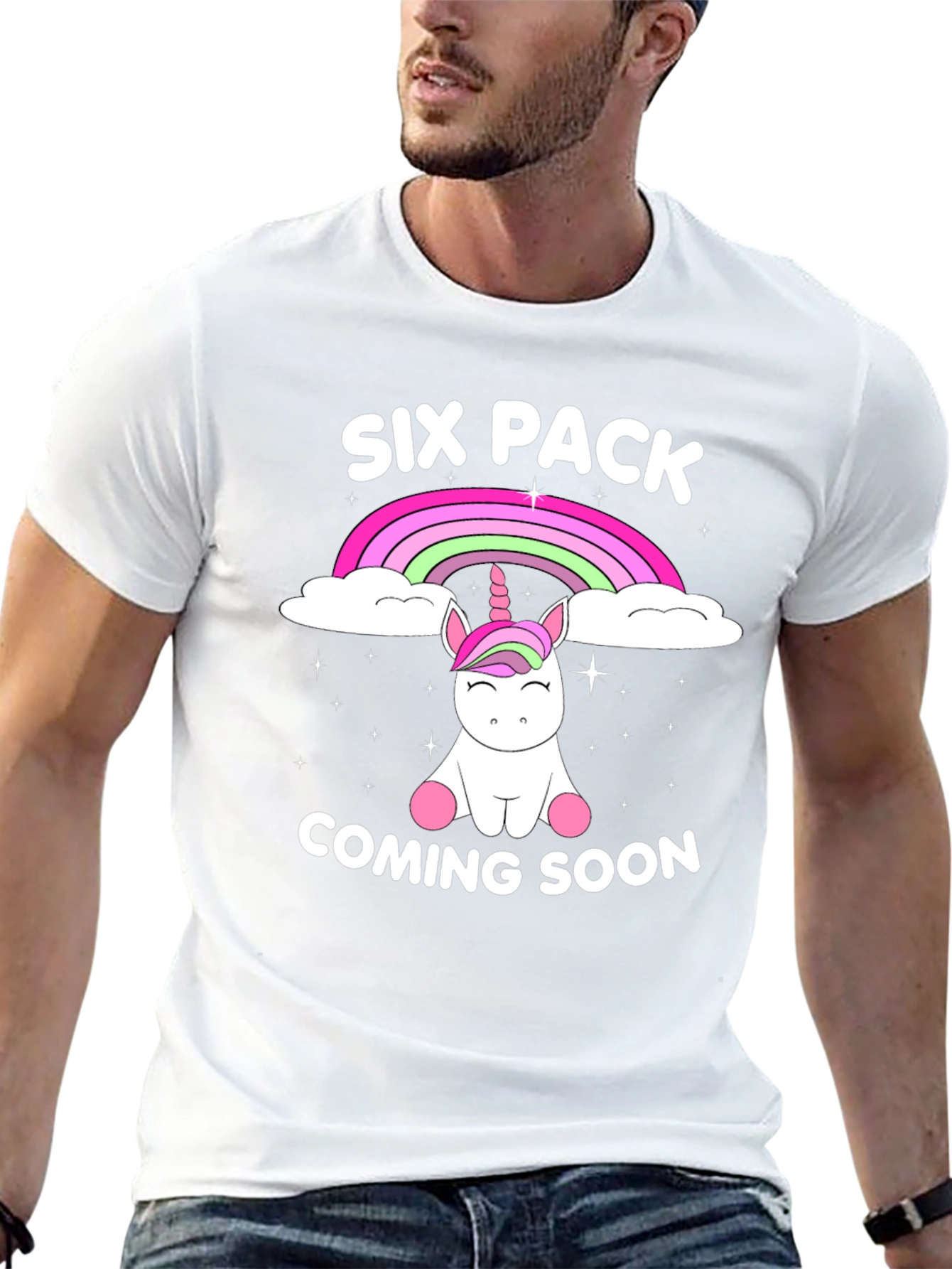 Unicorn Six Pack Coming Soon T-Shirt