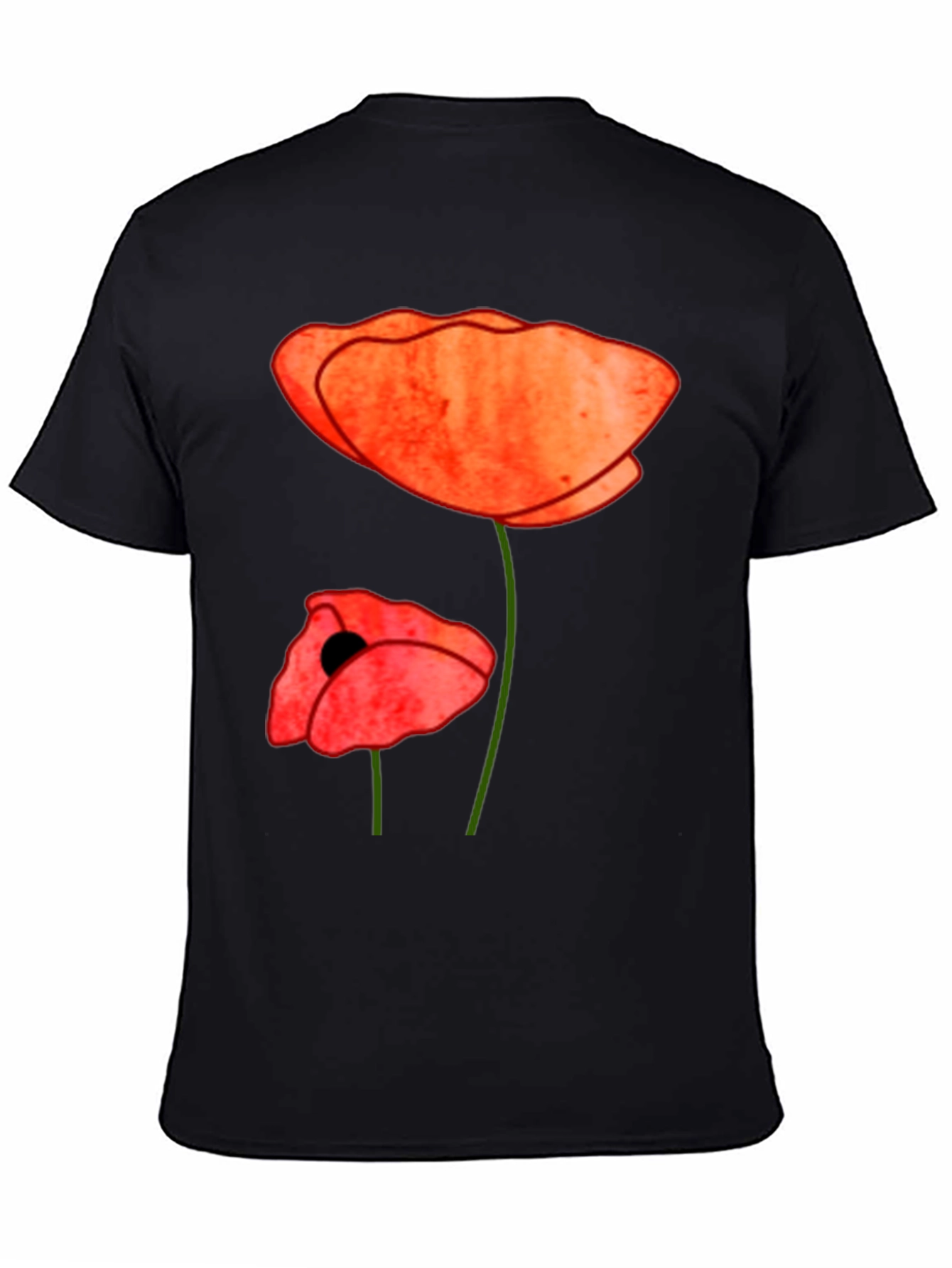Poppy Flower Graphic Tee