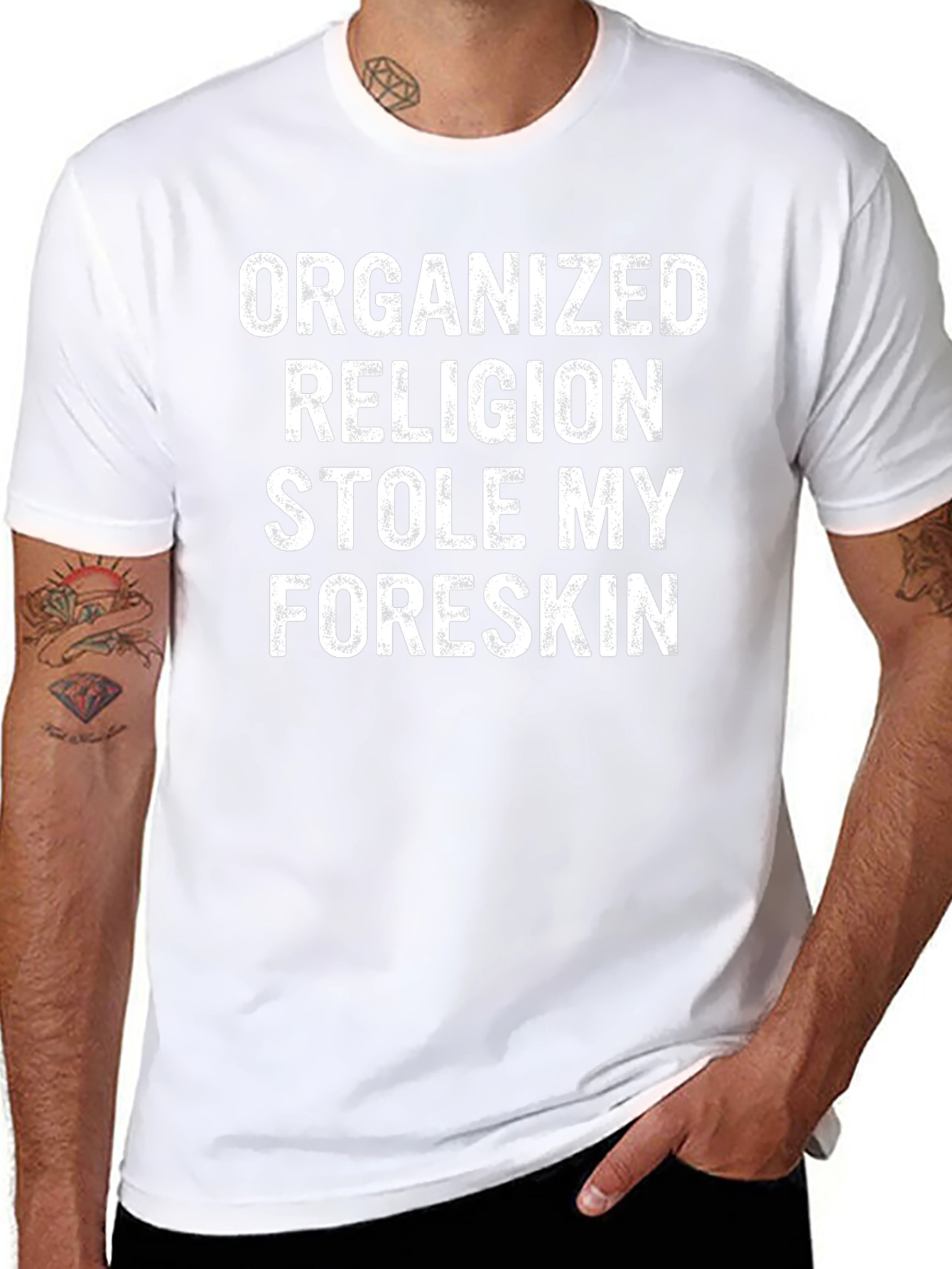 Organized Religion Stole My Foreskin T-Shirt