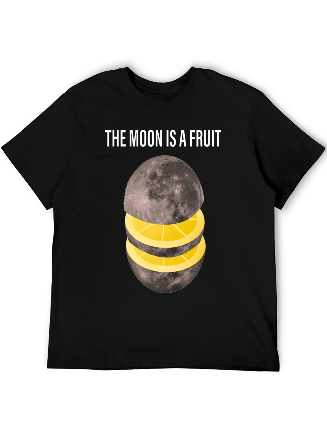 Moon Fruit Slice Graphic T-Shirt