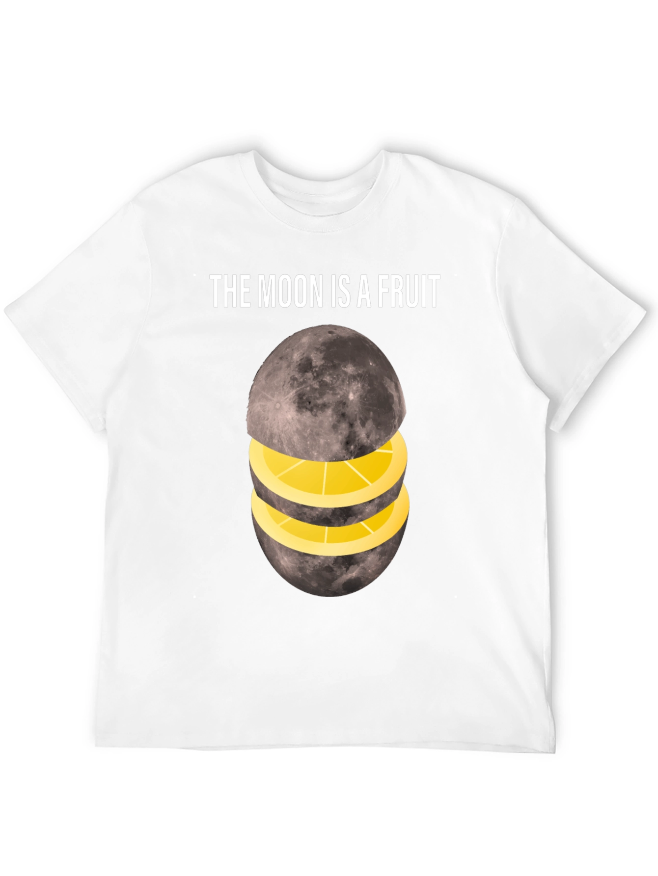 Moon Fruit Slice Graphic T-Shirt
