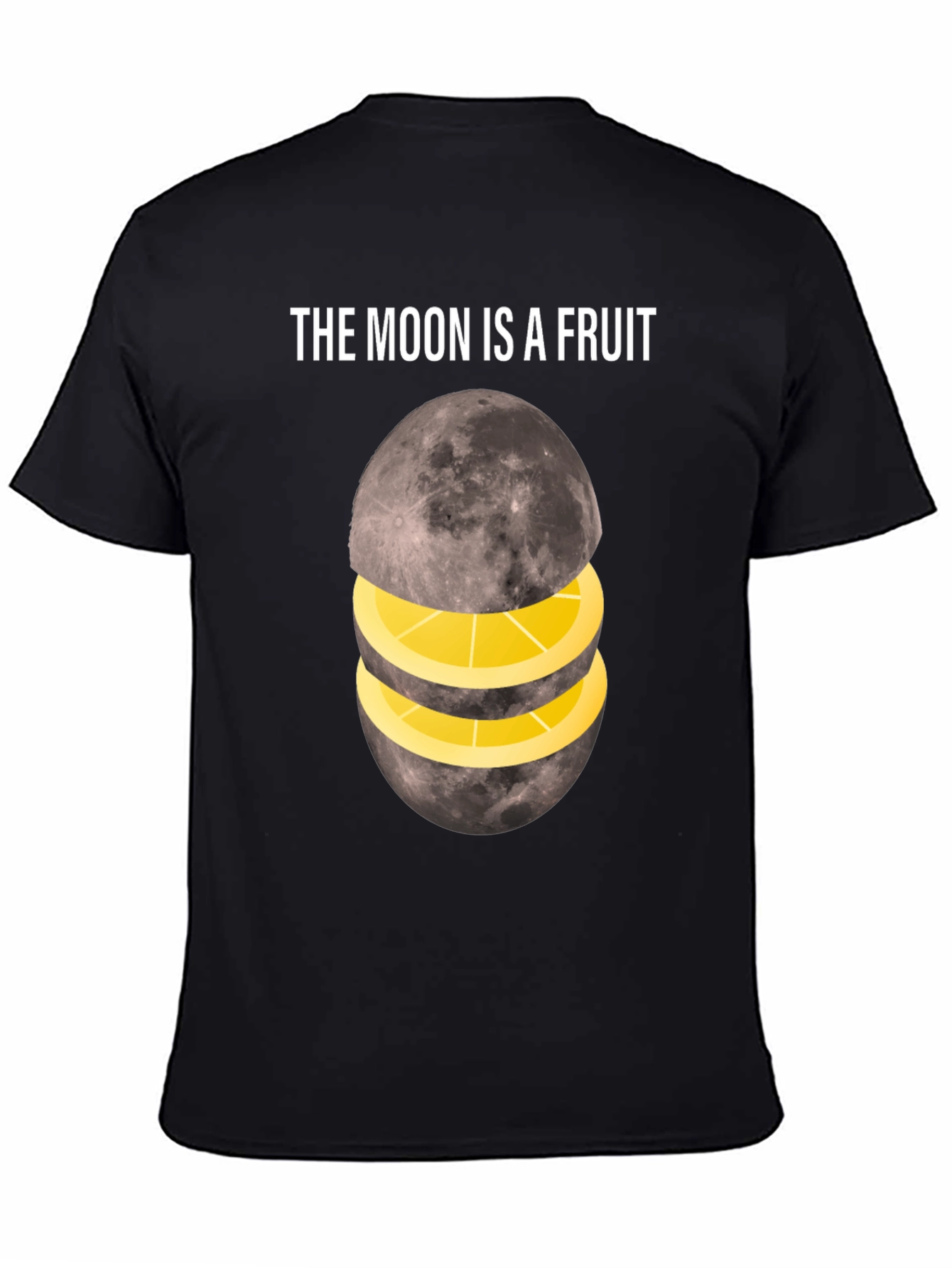 Moon Fruit Slice Graphic T-Shirt