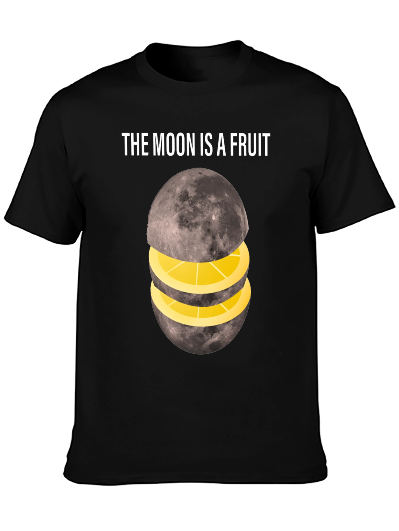 Moon Fruit Slice Graphic T-Shirt