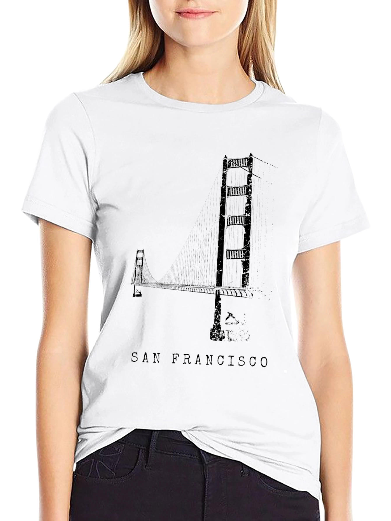 San Francisco Bridge Graphic T-Shirt