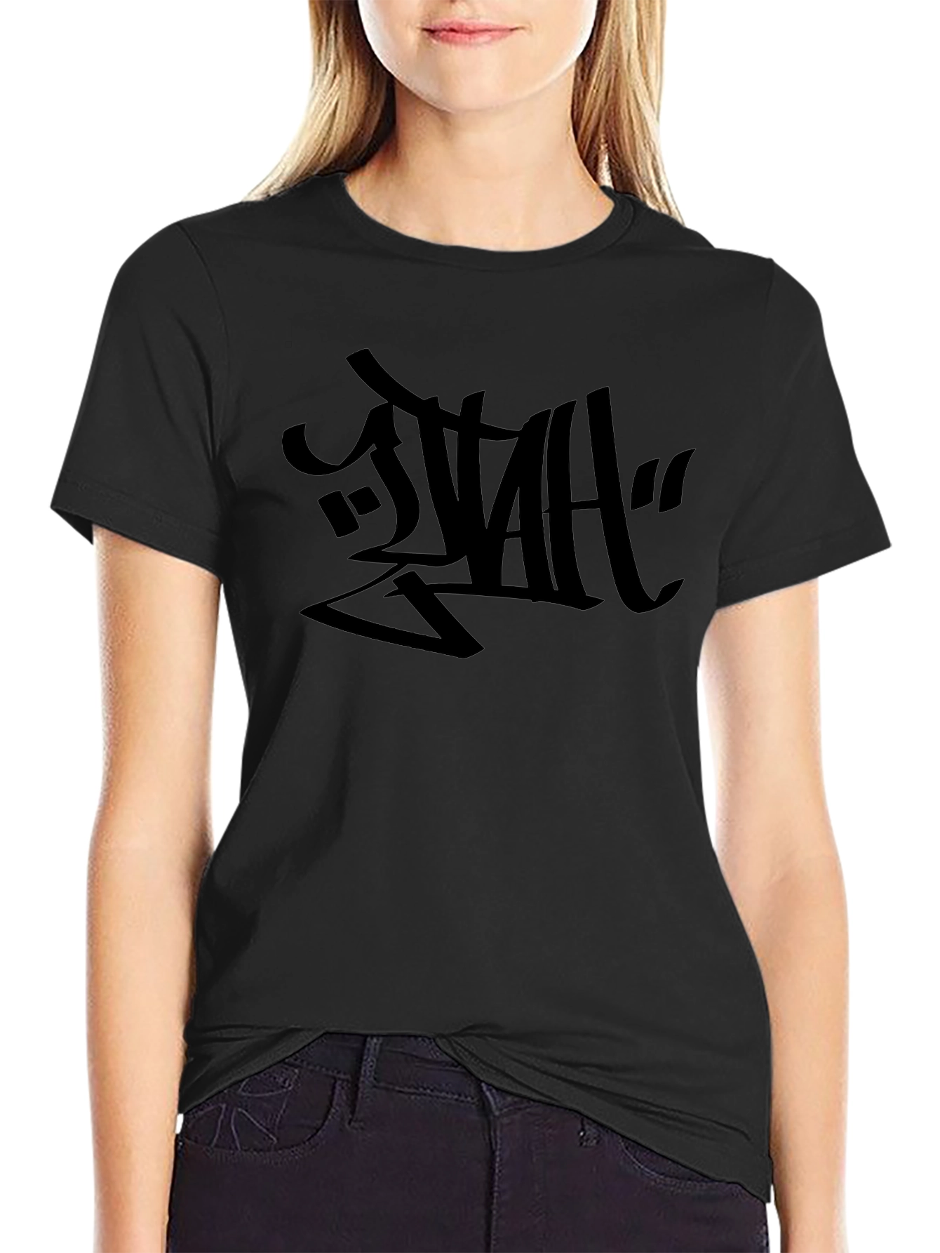 Bold Graphic Black T-Shirt