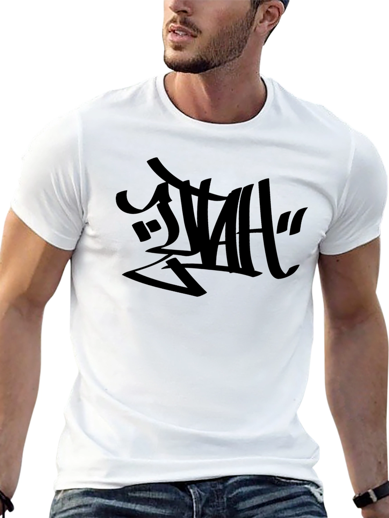 Bold Graphic Black T-Shirt