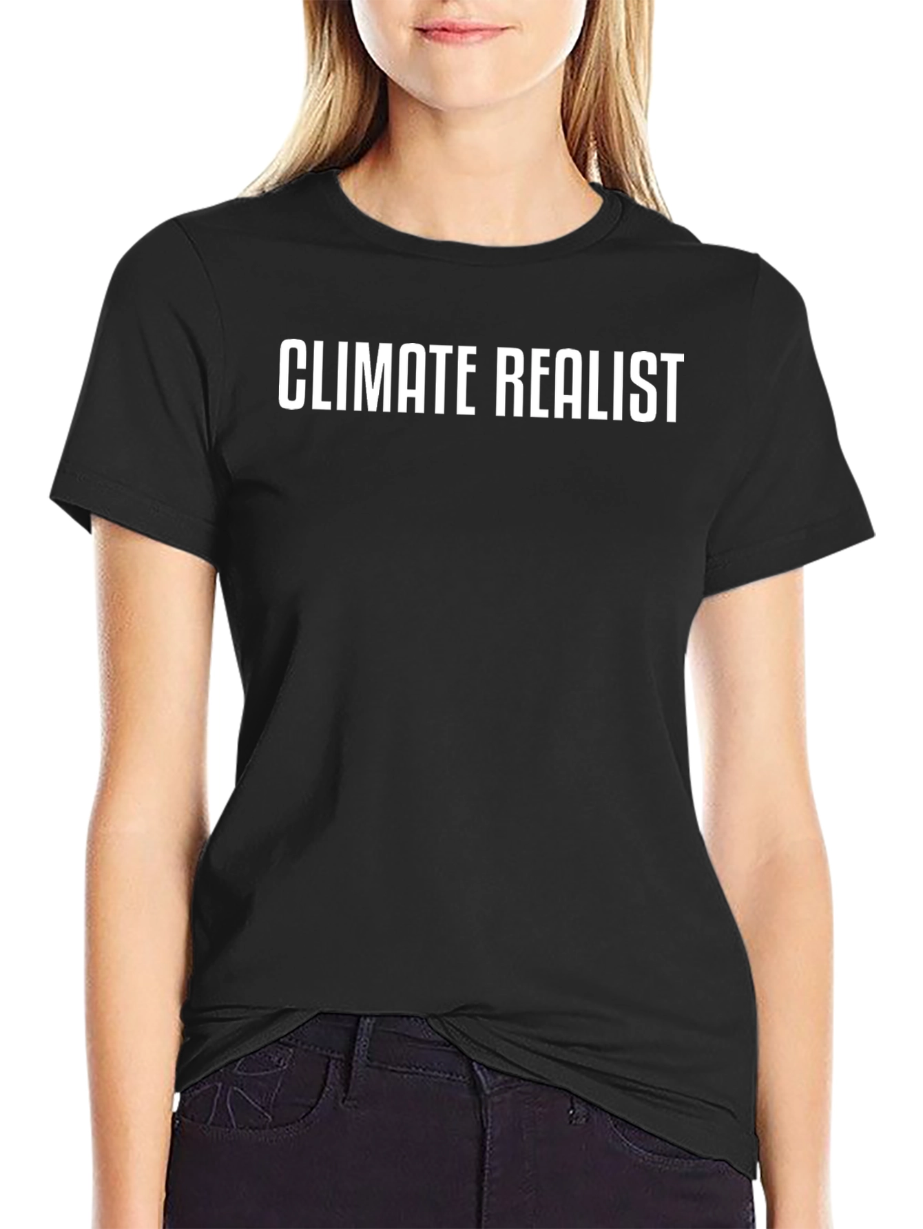 Climate Realist Black T-Shirt