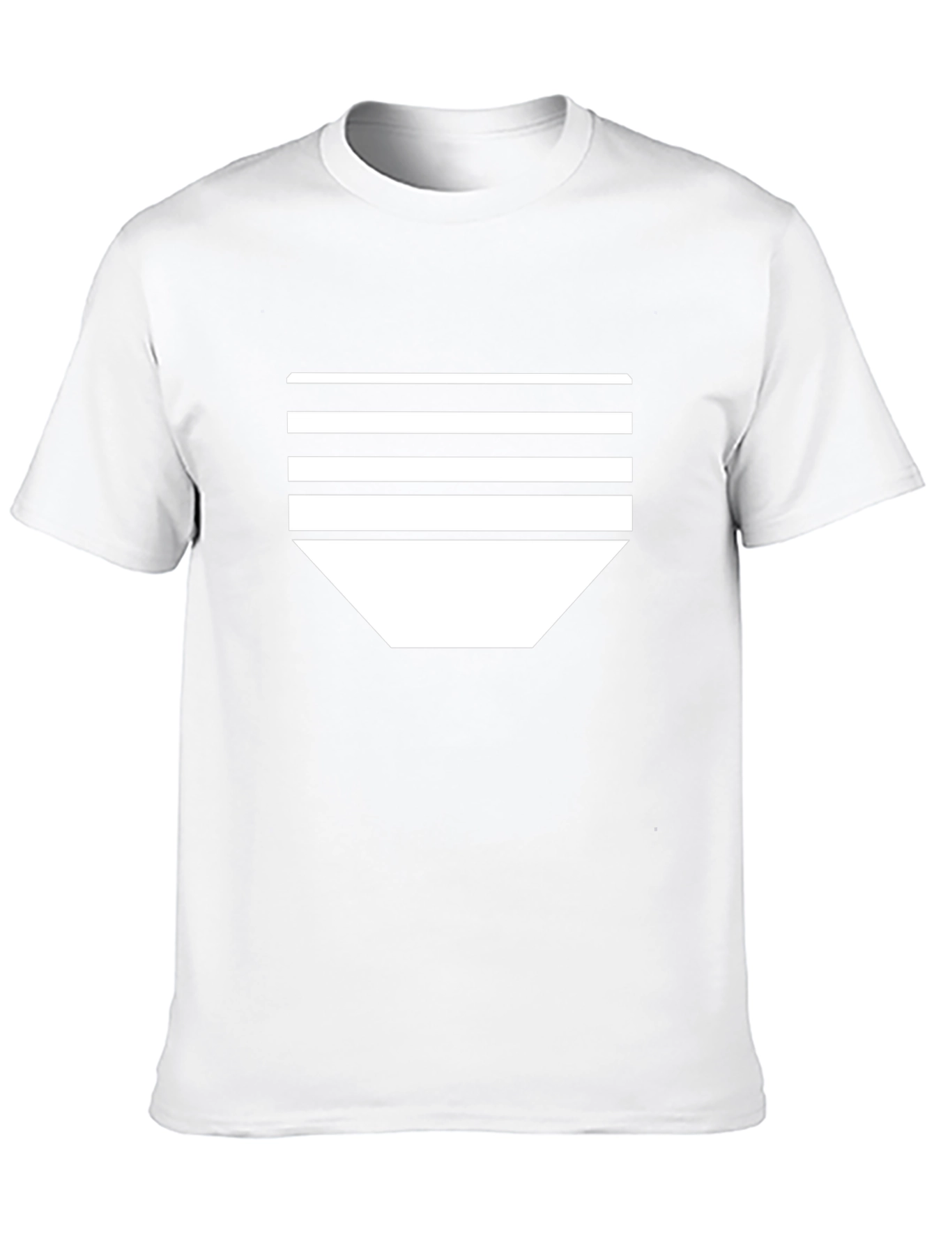 Modern Striped Tee - Black Graphic T-Shirt