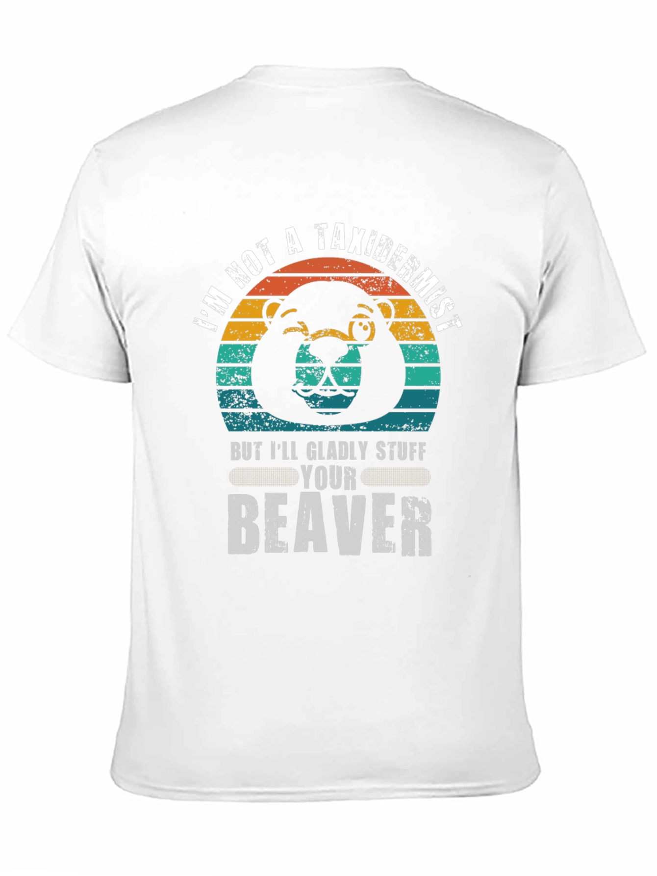 Funny Beaver Graphic T-Shirt