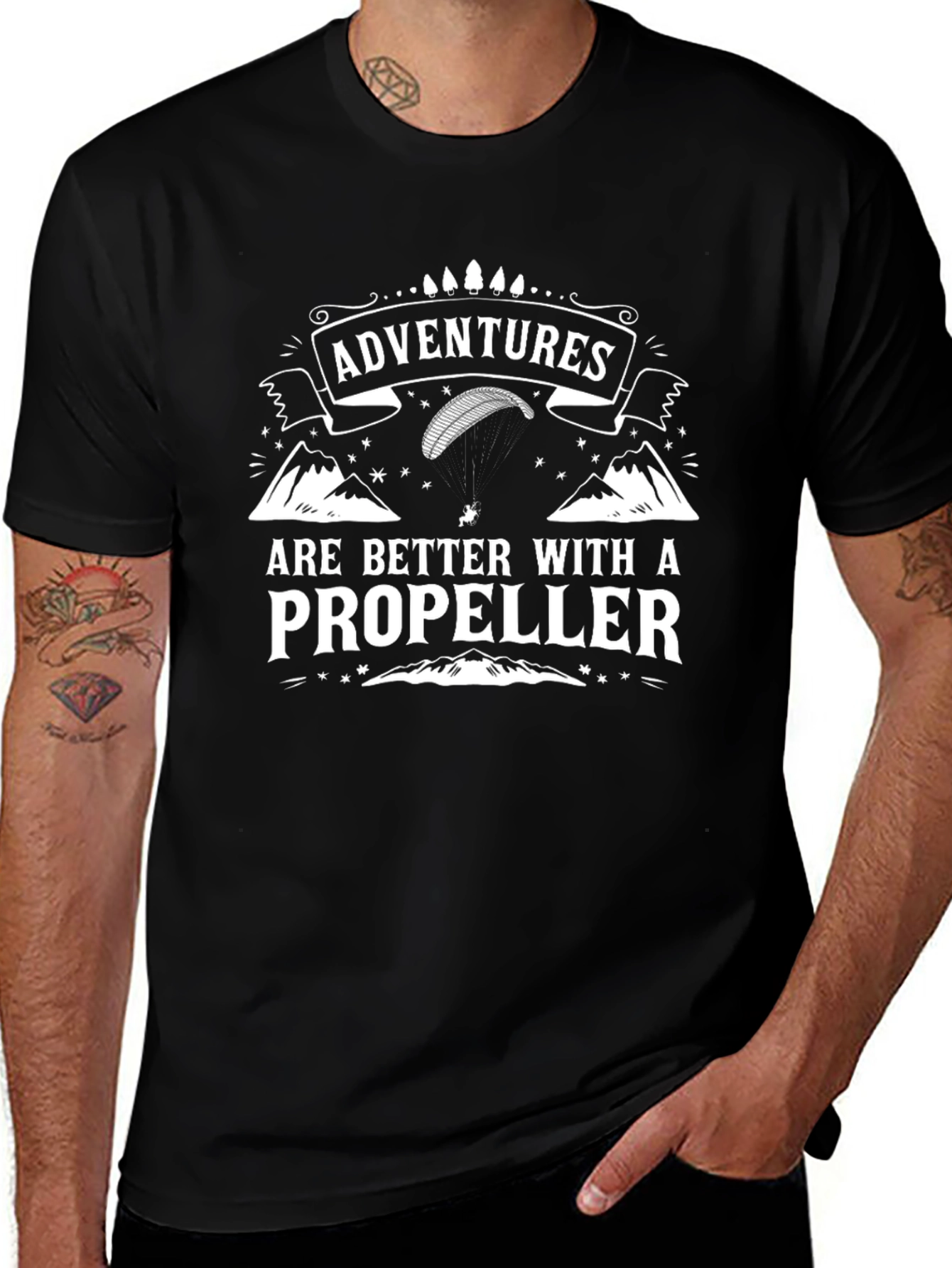 Adventures Propeller Graphic T-Shirt