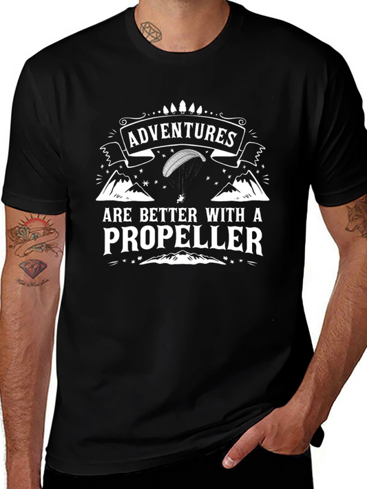 Adventures Propeller Graphic T-Shirt