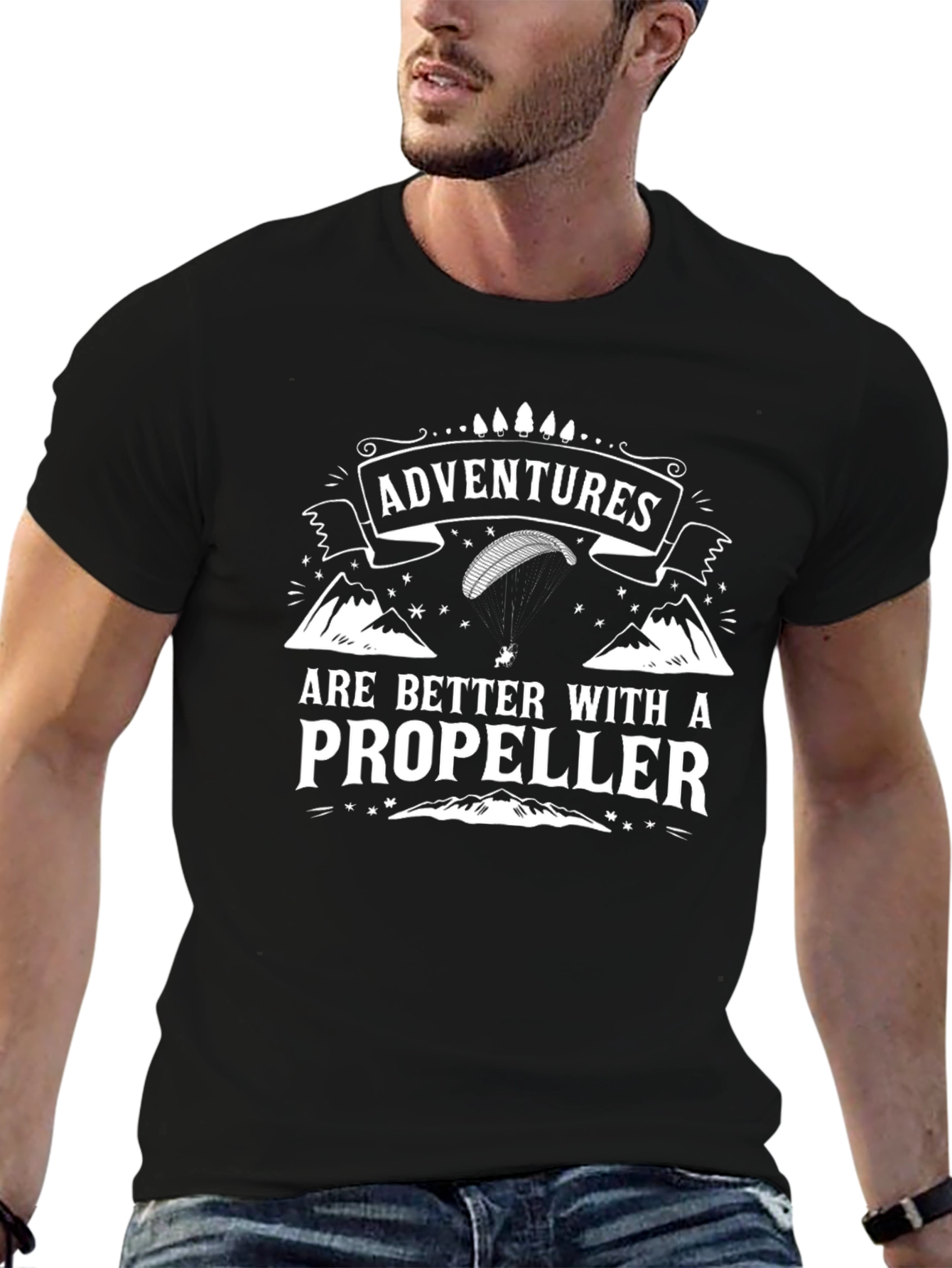 Adventures Propeller Graphic T-Shirt