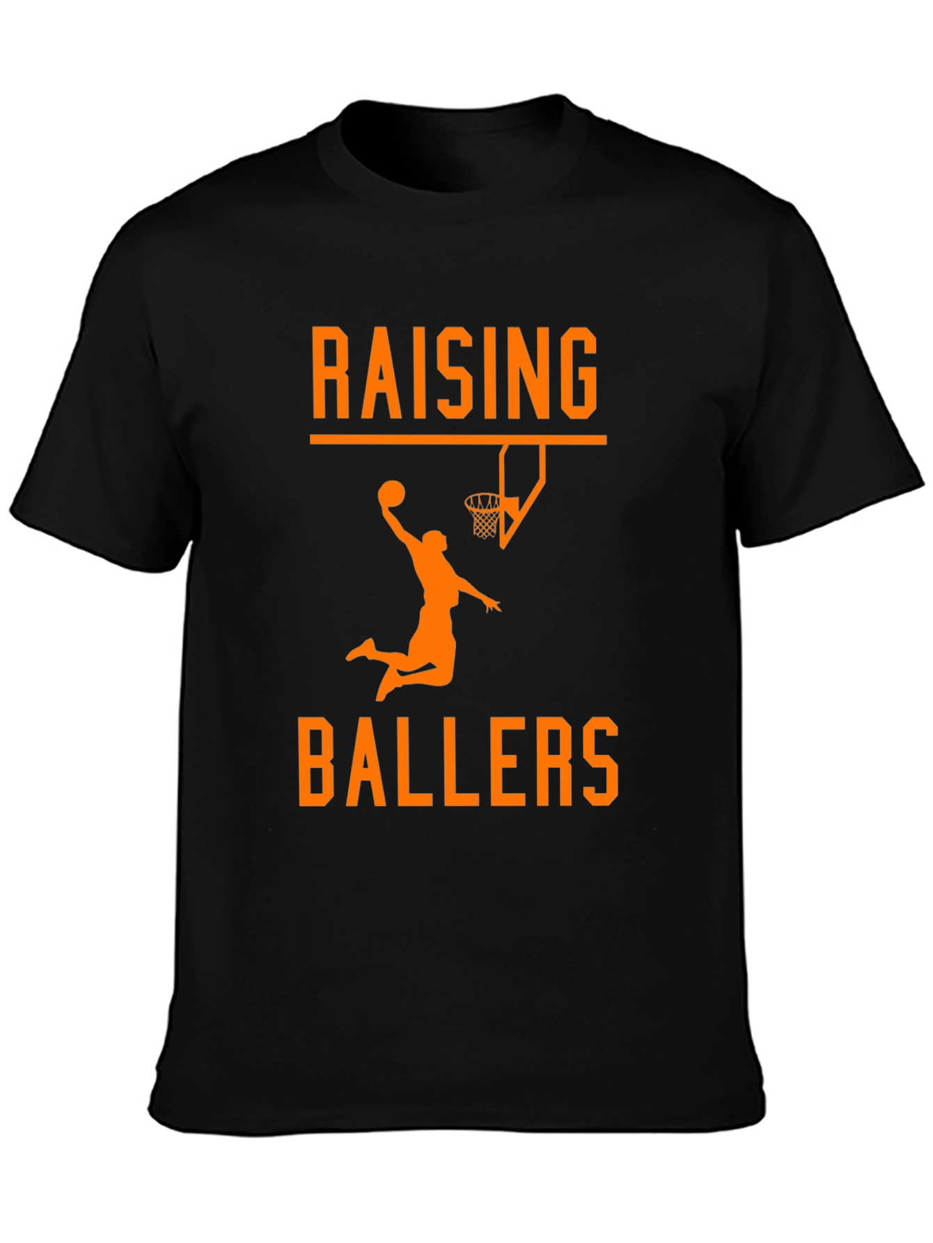 Raising Ballers Graphic Tee - Basketball Lovers T-Shirt