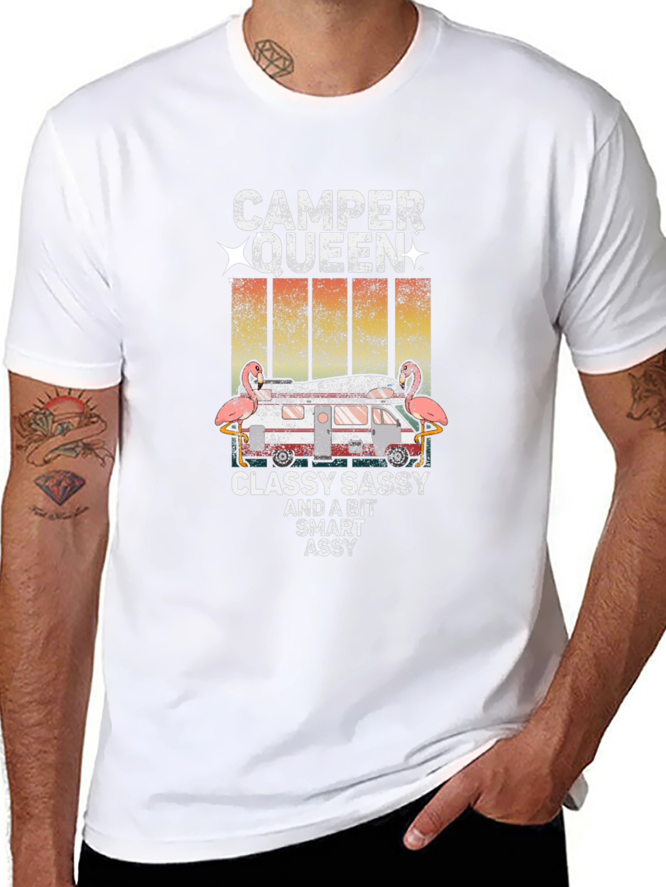 Camper Queen T-Shirt - Classy Sassy Smart Assy