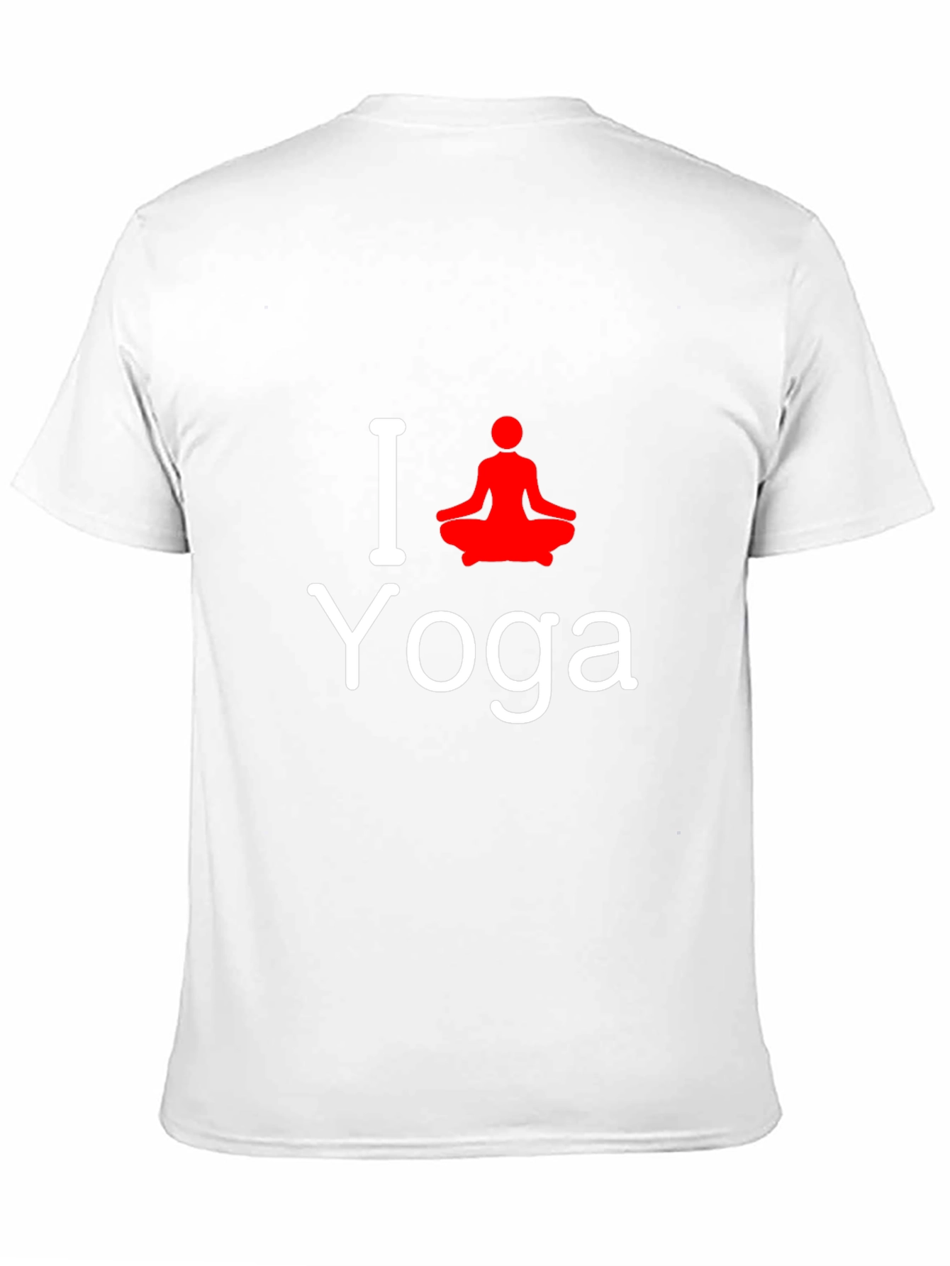 I Love Yoga T-Shirt - Black Cotton Tee