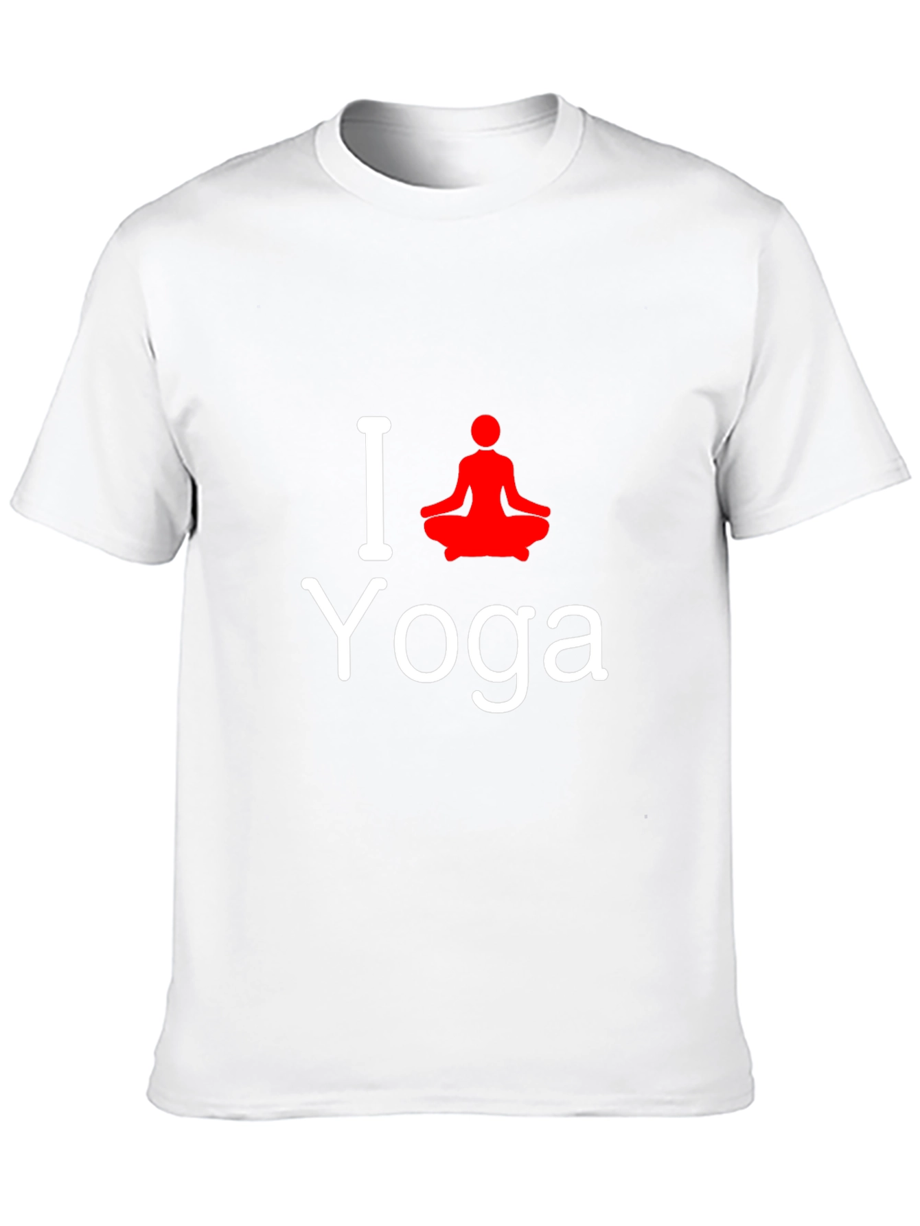 I Love Yoga T-Shirt - Black Cotton Tee