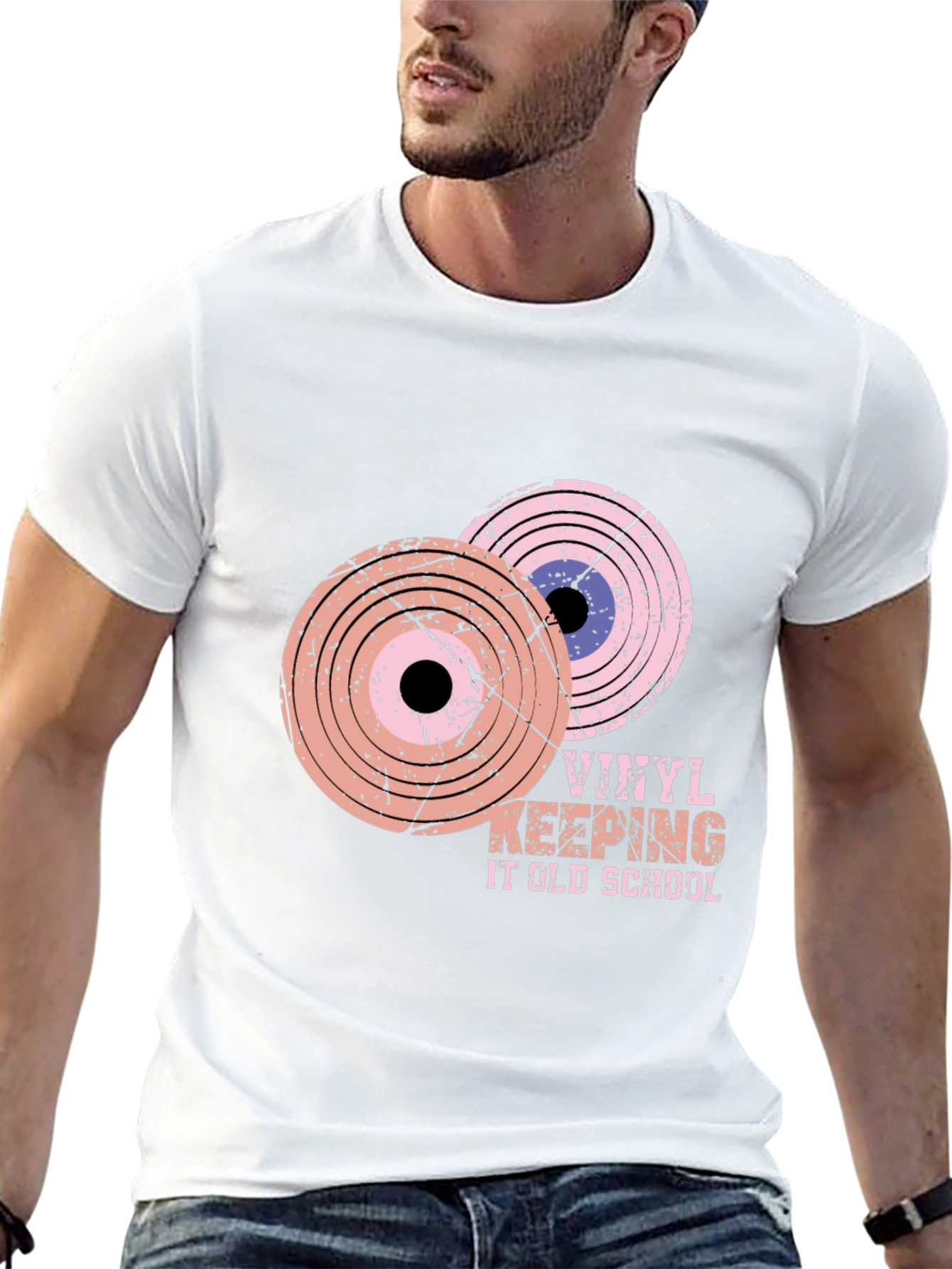 Vinyl Records Old School Style T-Shirt