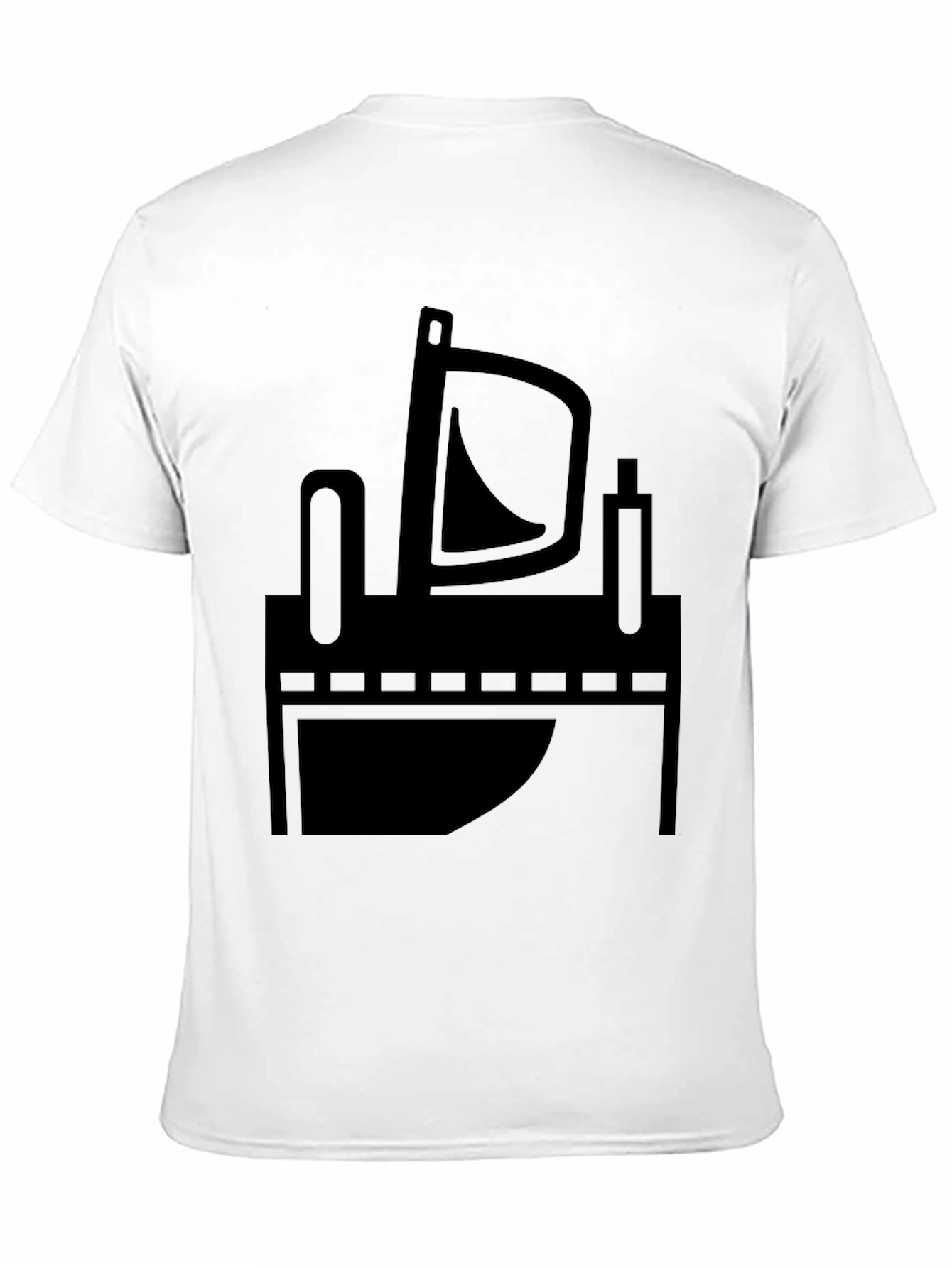 Abstract Black Graphic Tee