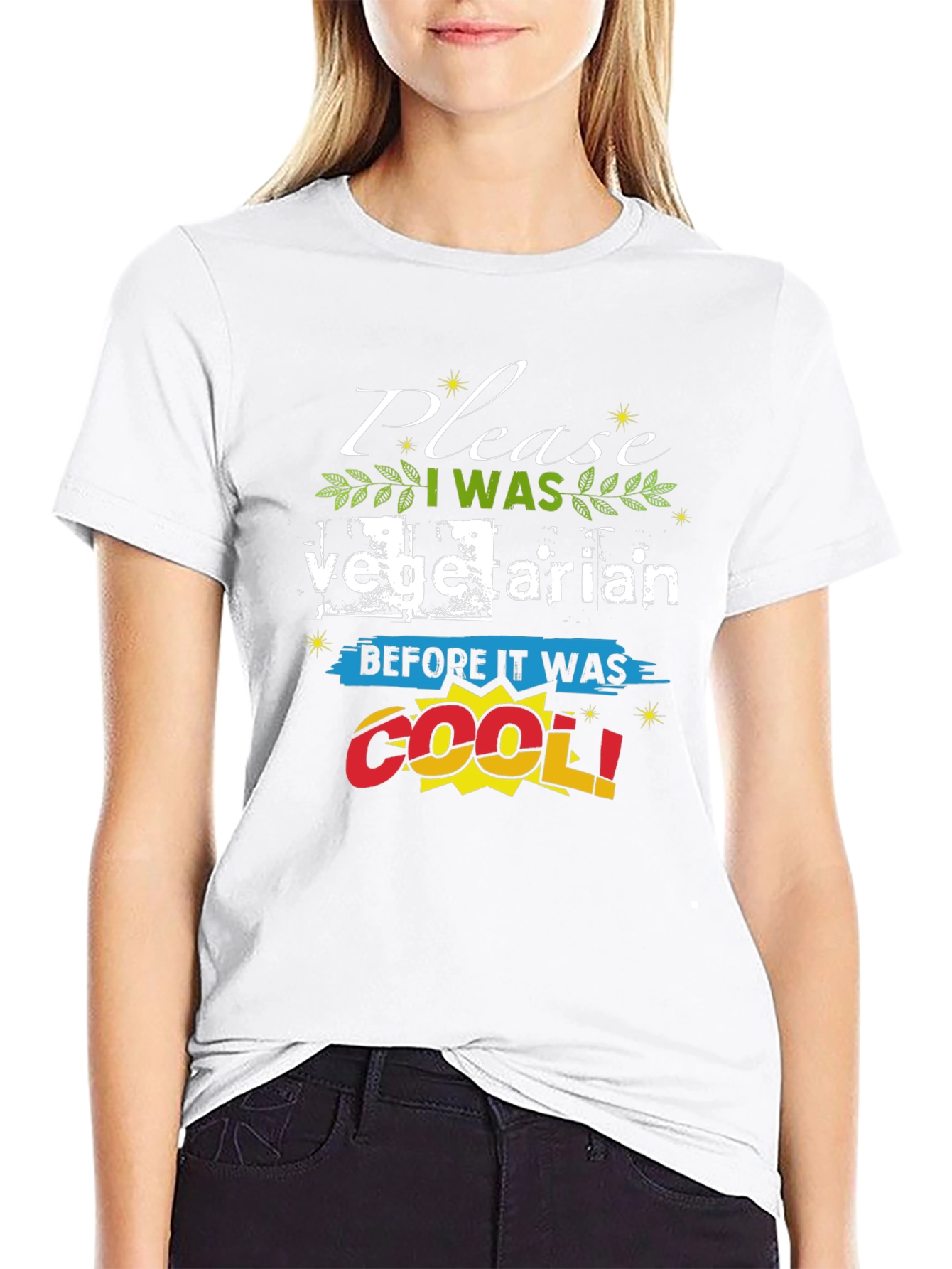 Funny Vegetarian T-Shirt - Before It Was Cool!