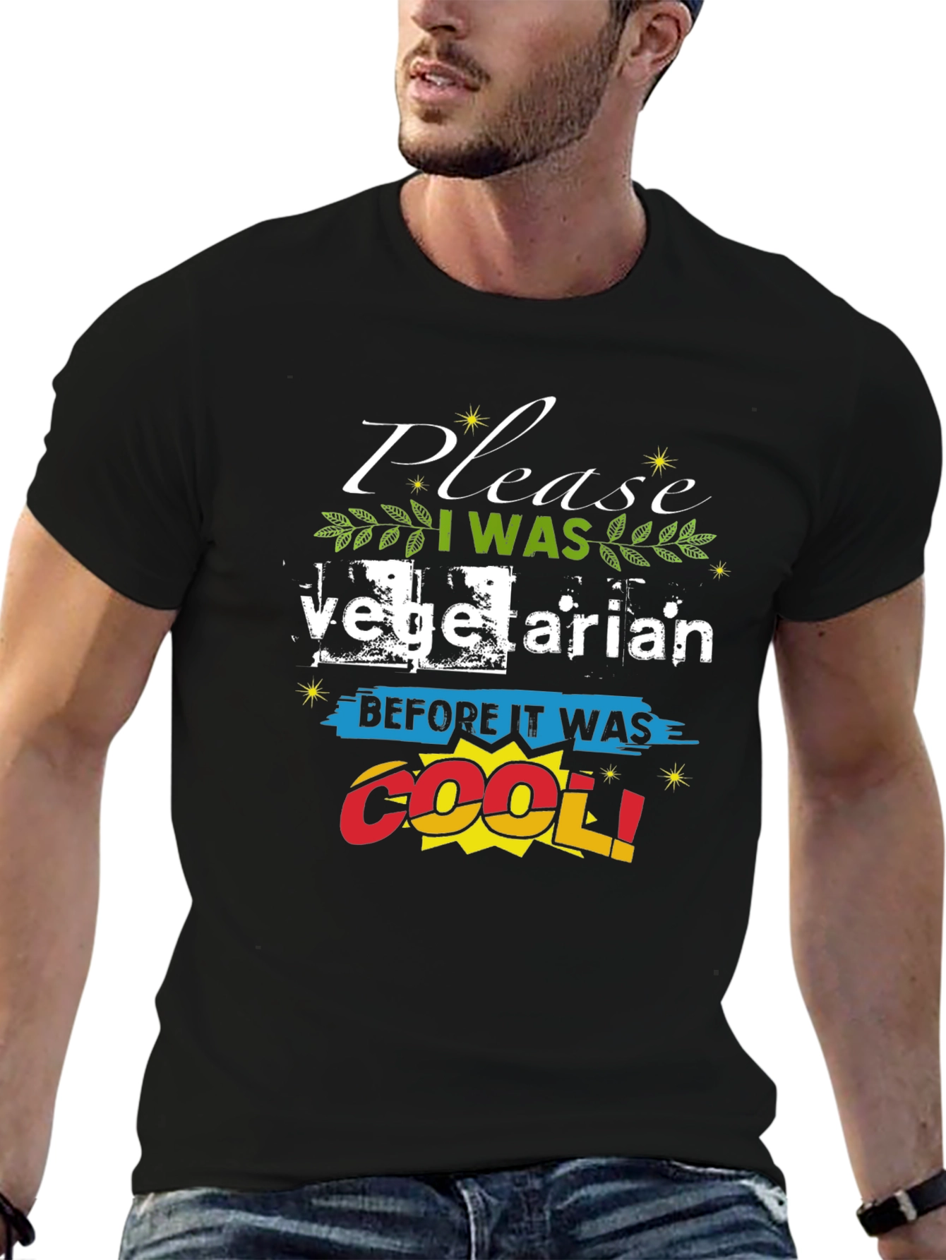 Funny Vegetarian T-Shirt - Before It Was Cool!