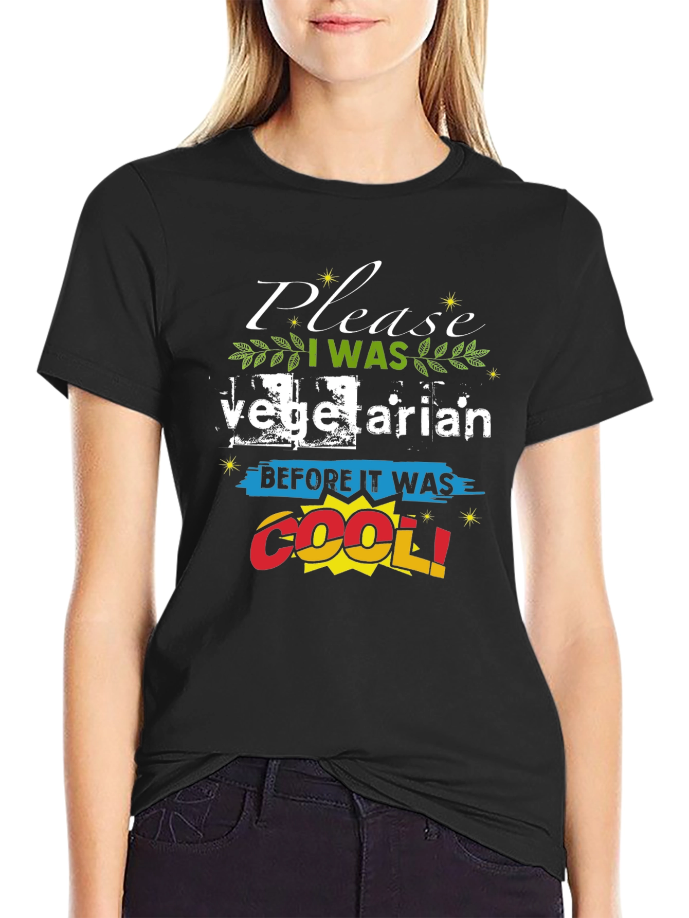 Funny Vegetarian T-Shirt - Before It Was Cool!