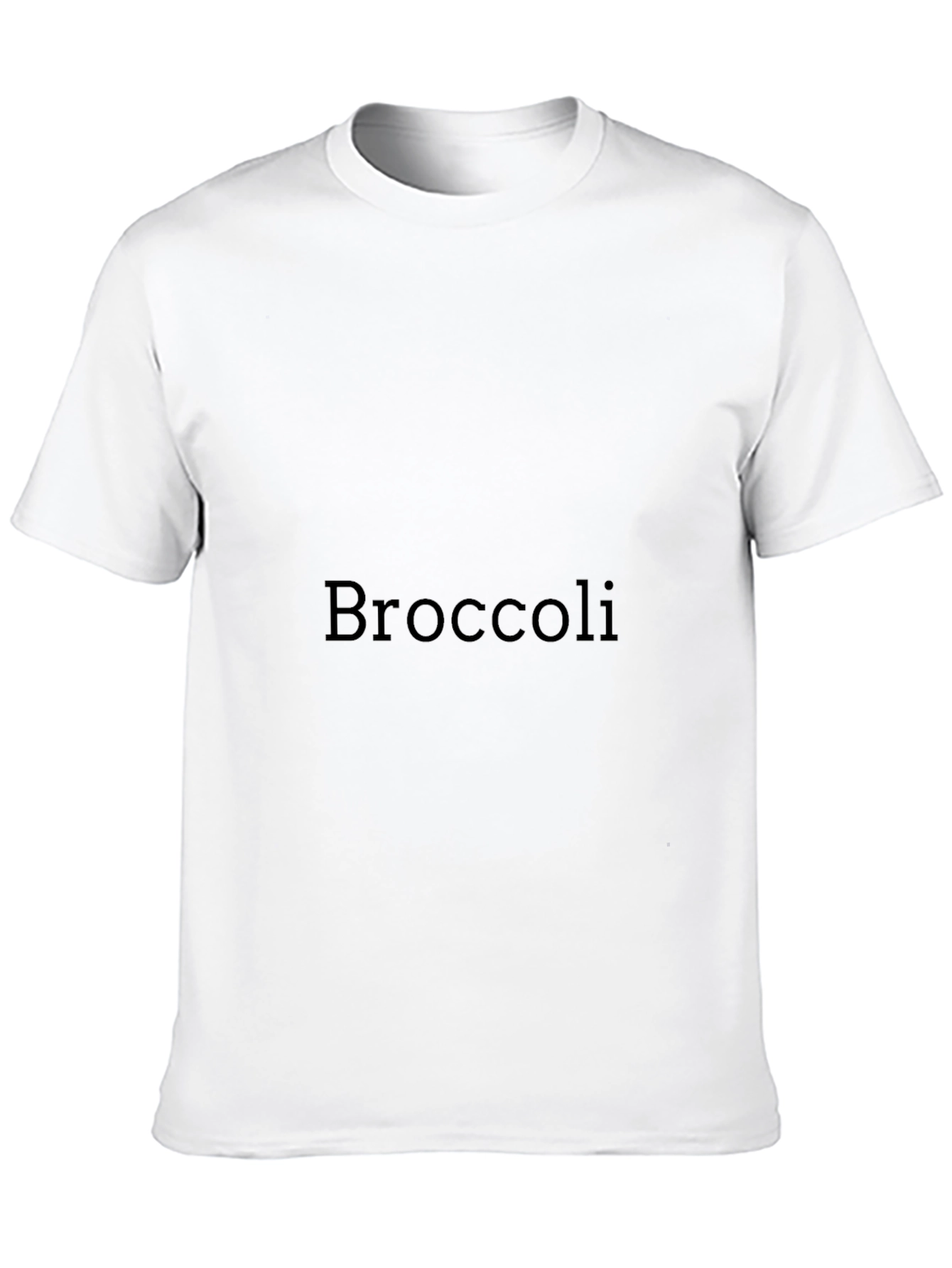 Broccoli Graphic Black T-Shirt