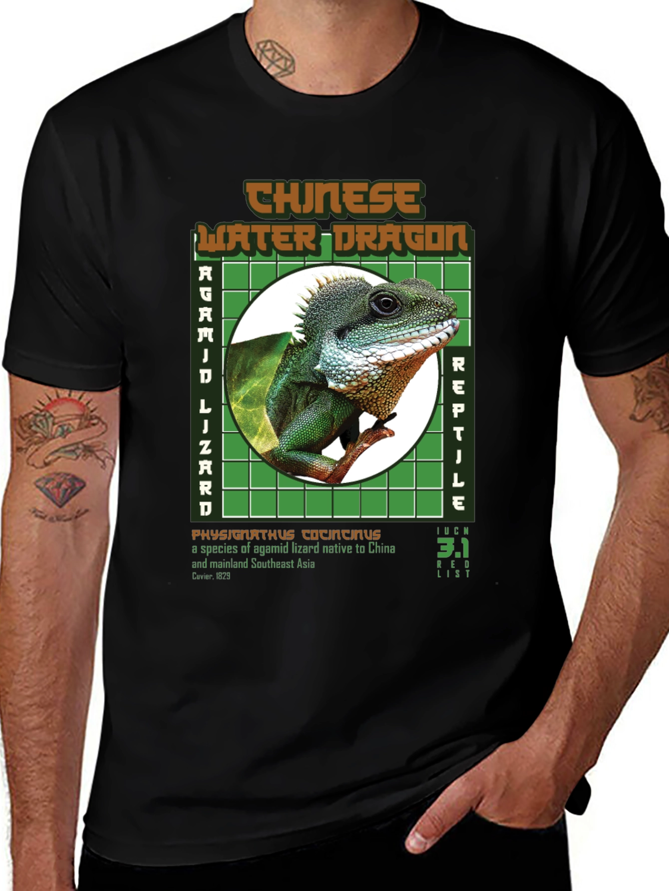 Chinese Water Dragon Graphic Tee