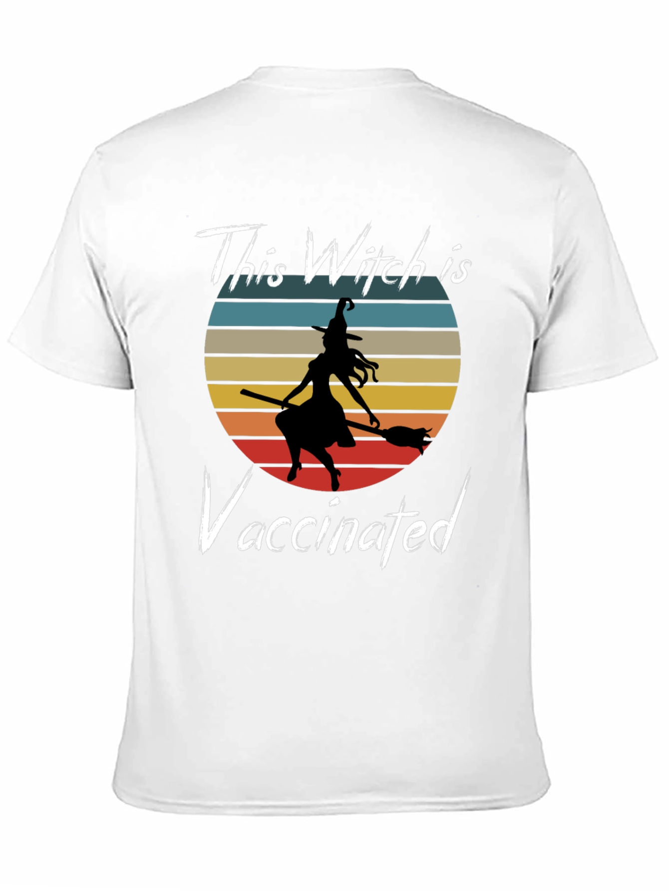 Vaccinated Witch Graphic T-Shirt