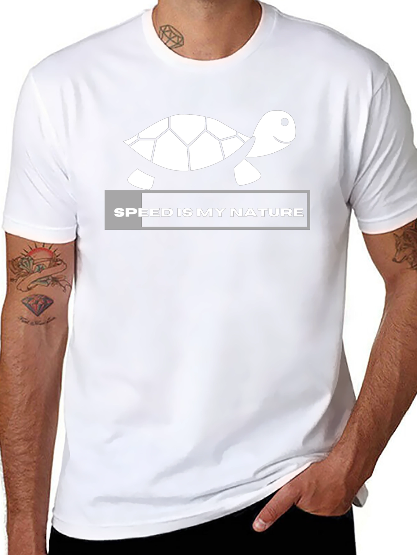 Speed Is My Nature Turtle Graphic Tee