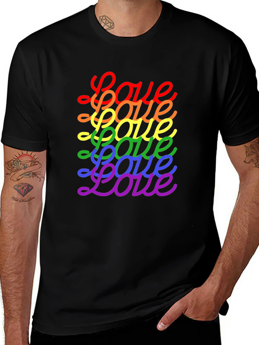 Love Rainbow Pride T-Shirt - Stylish Graphic Tee