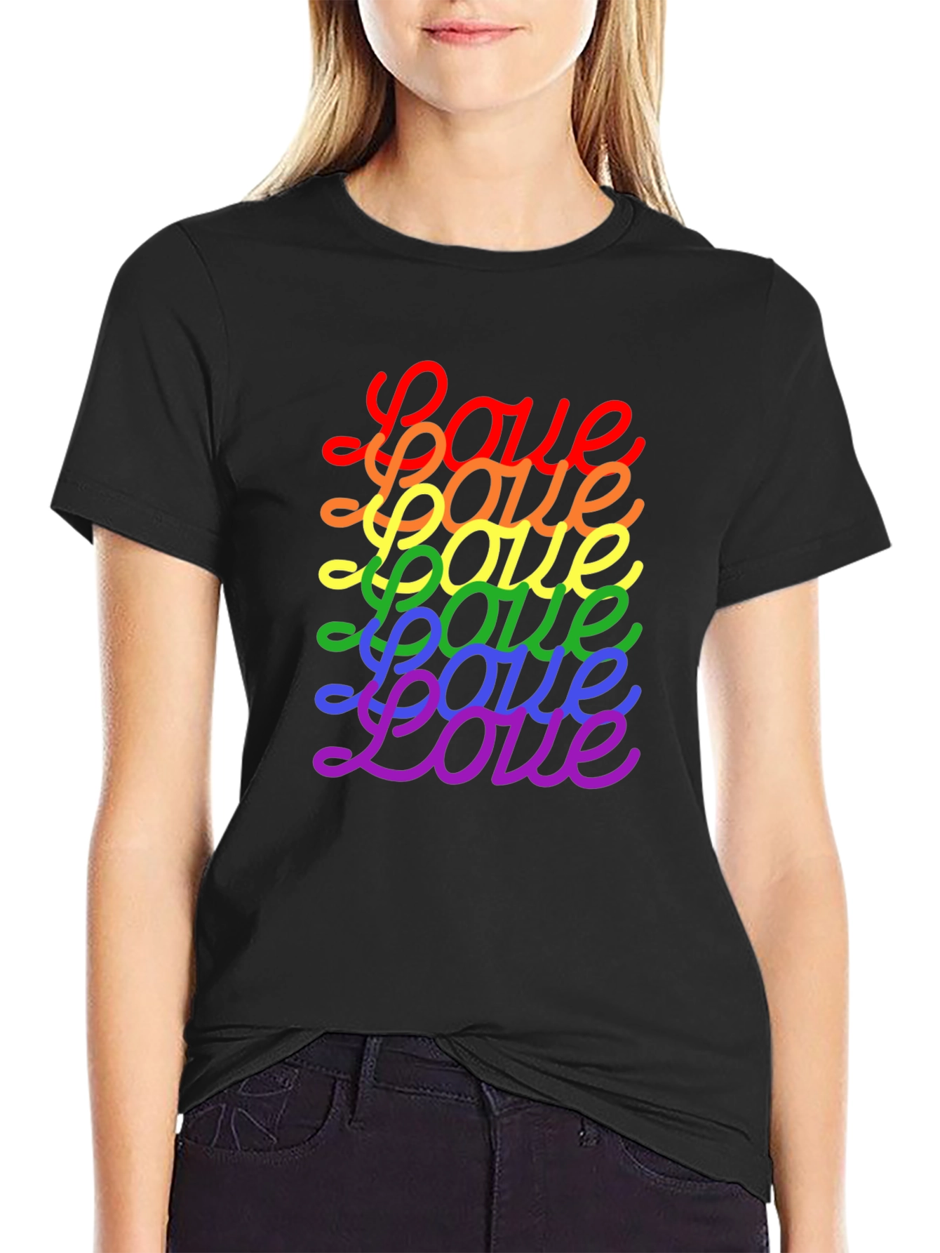 Love Rainbow Pride T-Shirt - Stylish Graphic Tee