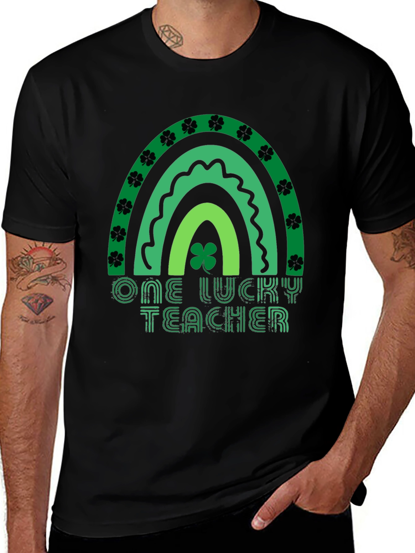One Lucky Teacher St. Patricks Day T-Shirt